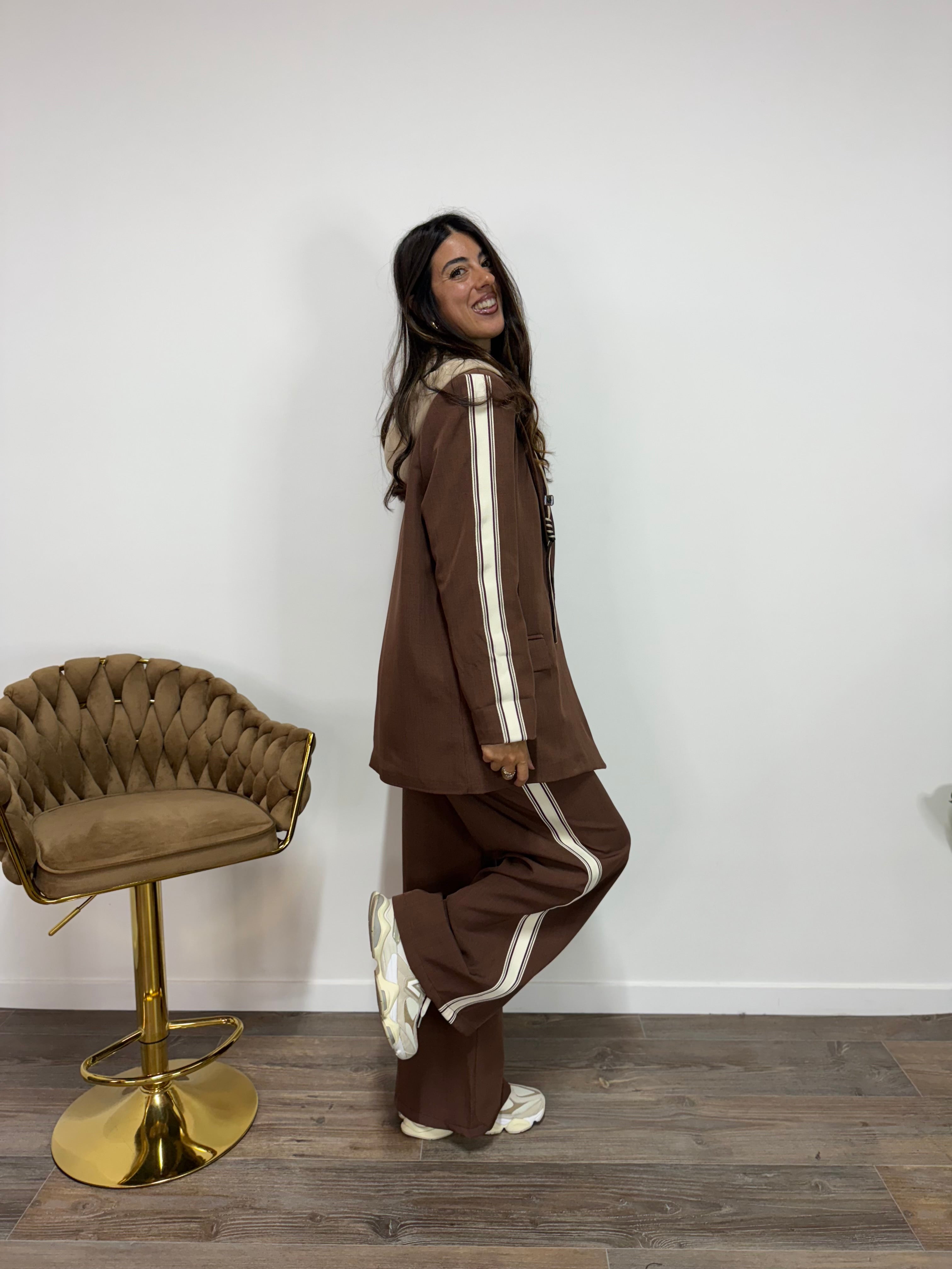 Tailleur New York Marrone