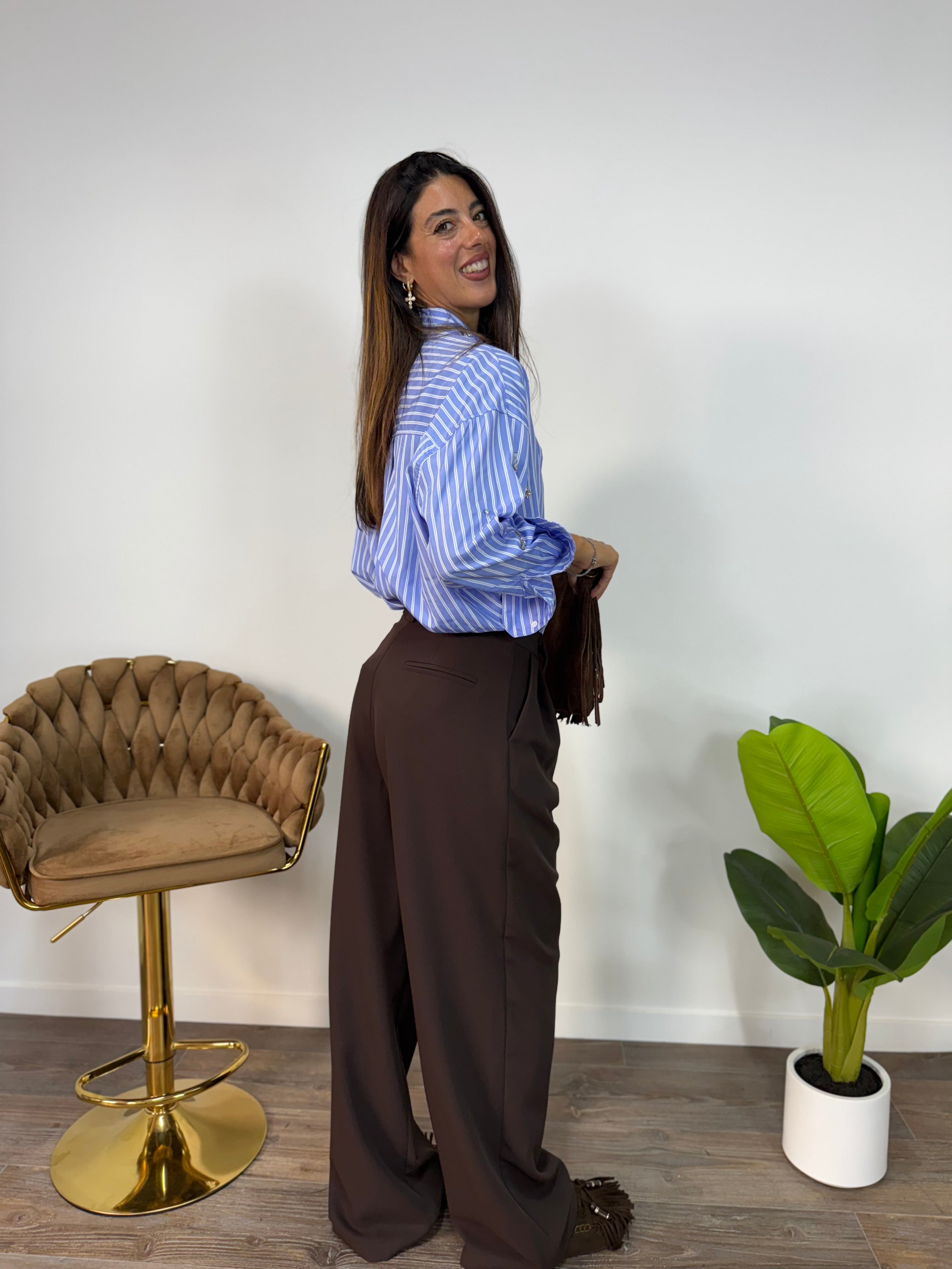 Pantalone LUMINA Marrone
