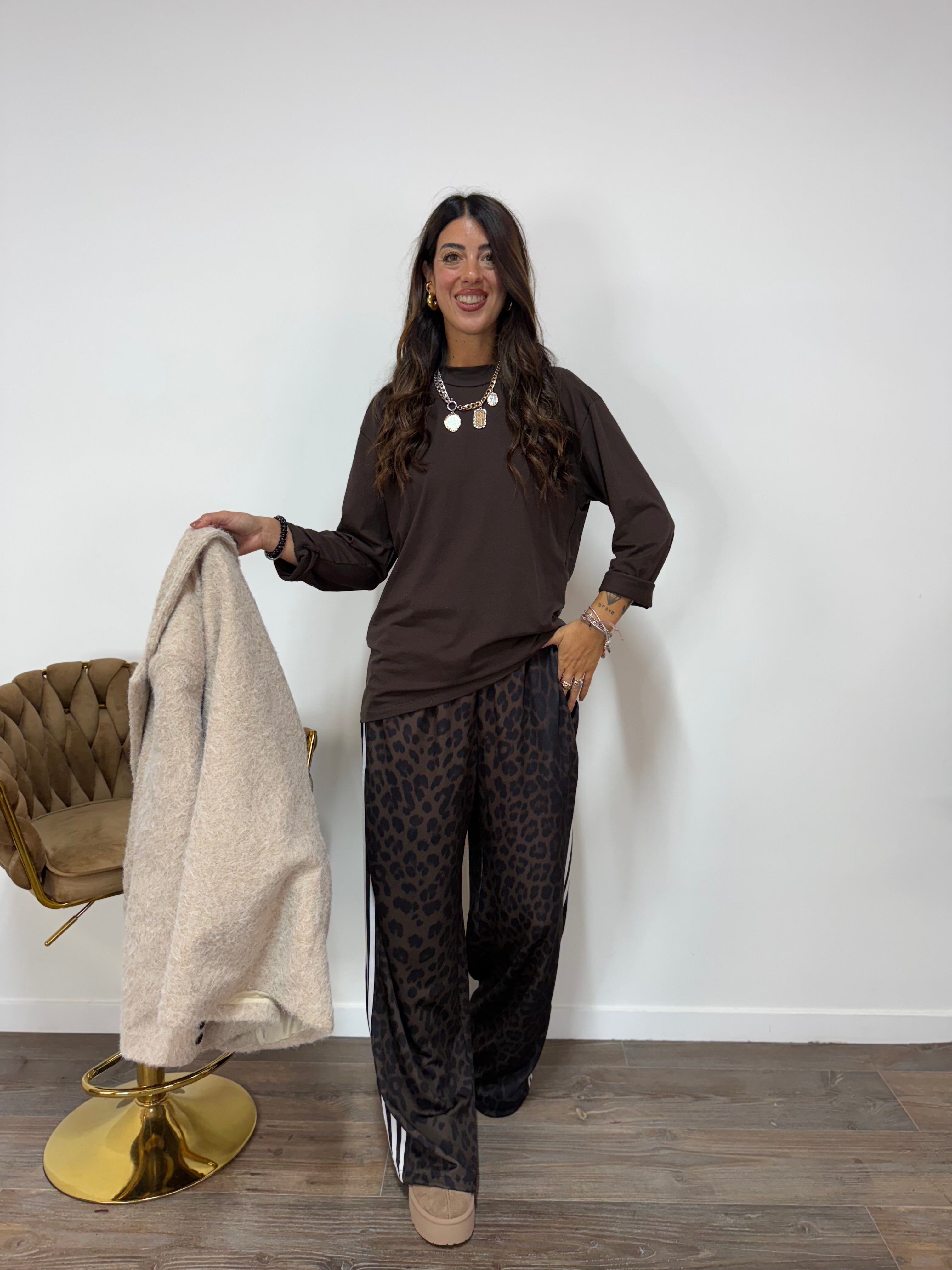 PantaTuta Power Leopardato White