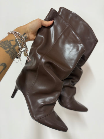 Stivale Helena Marrone