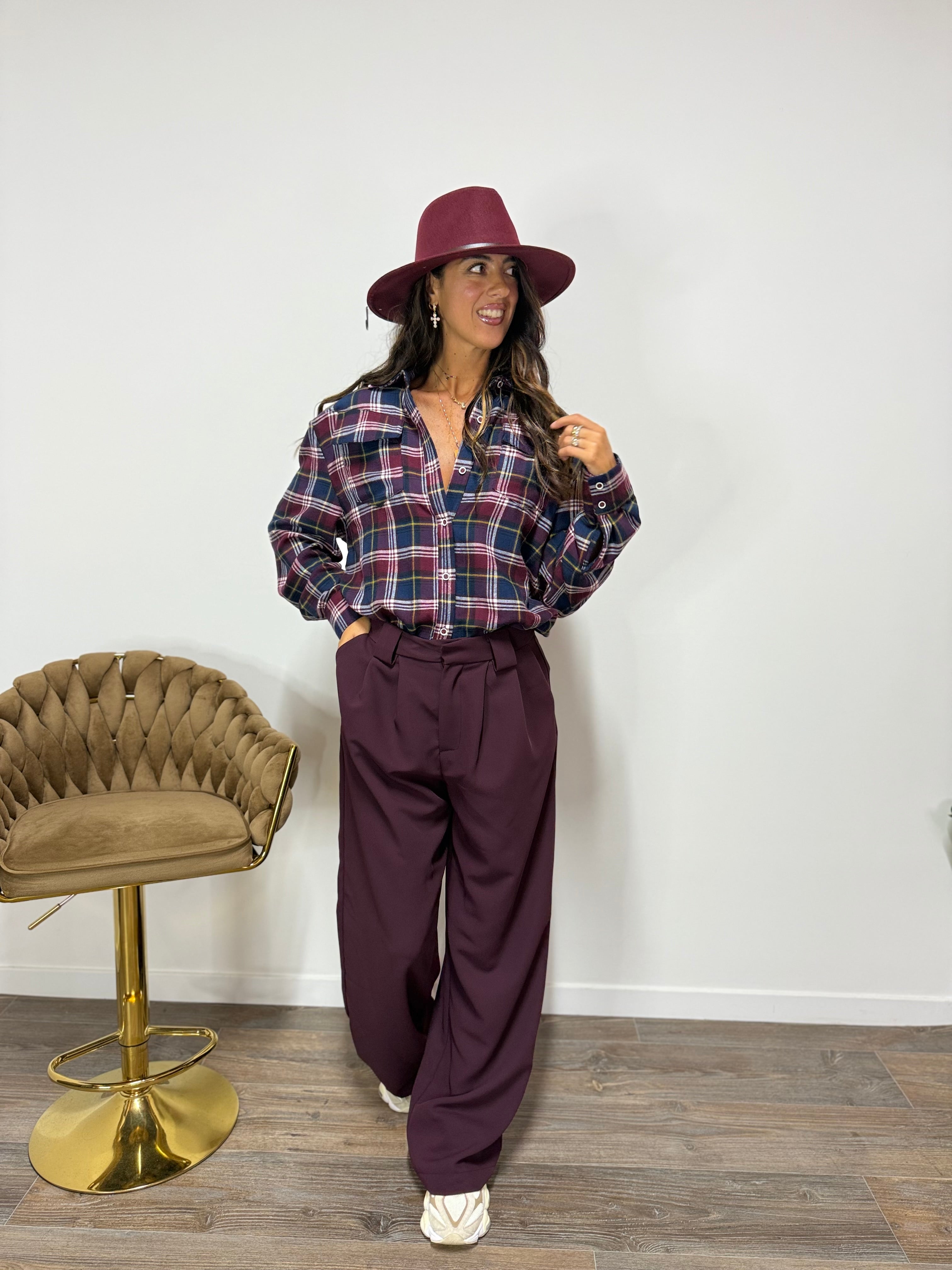 Pantalone LUMINA Prugna