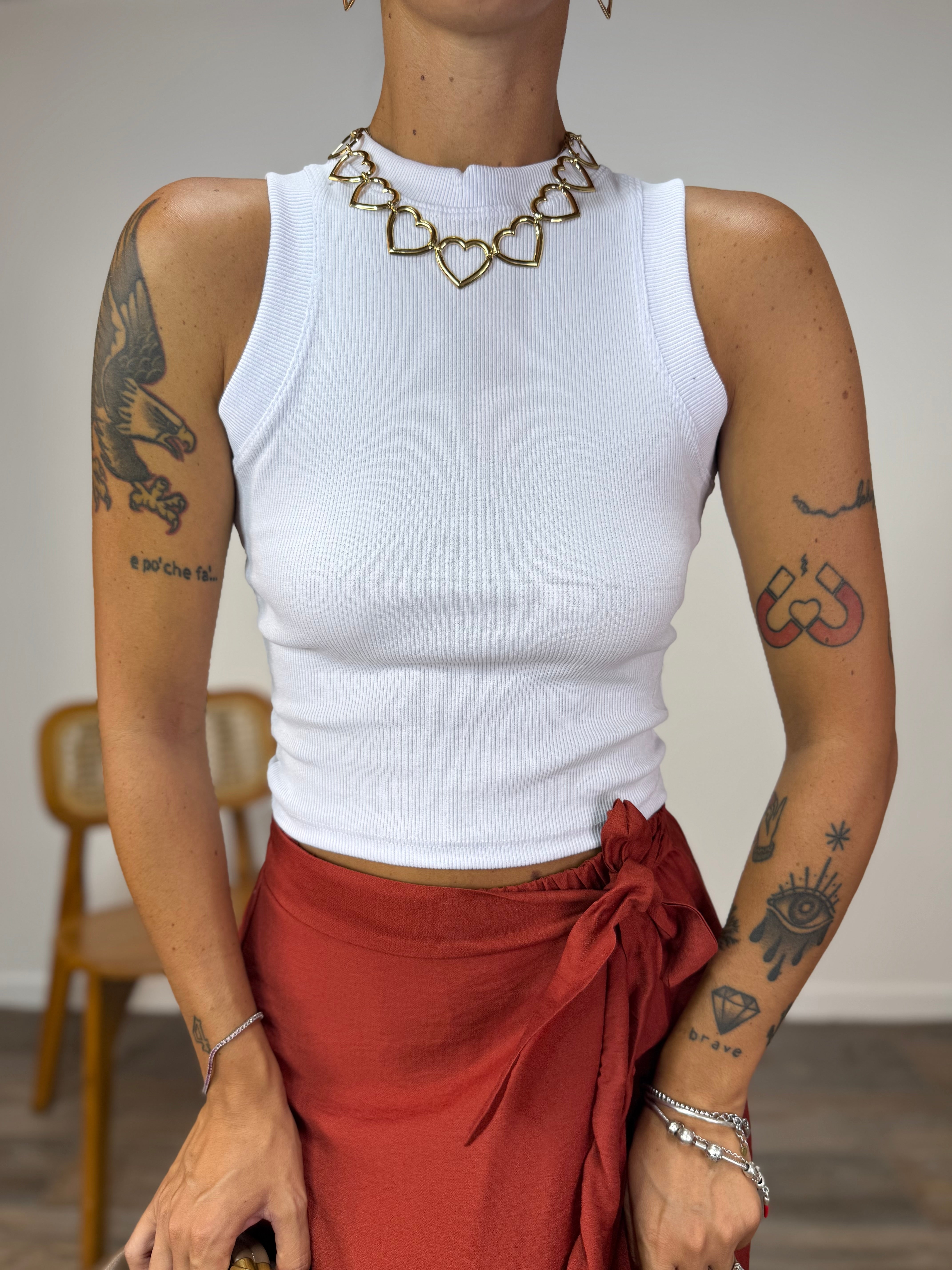 Collana Girocollo Heart