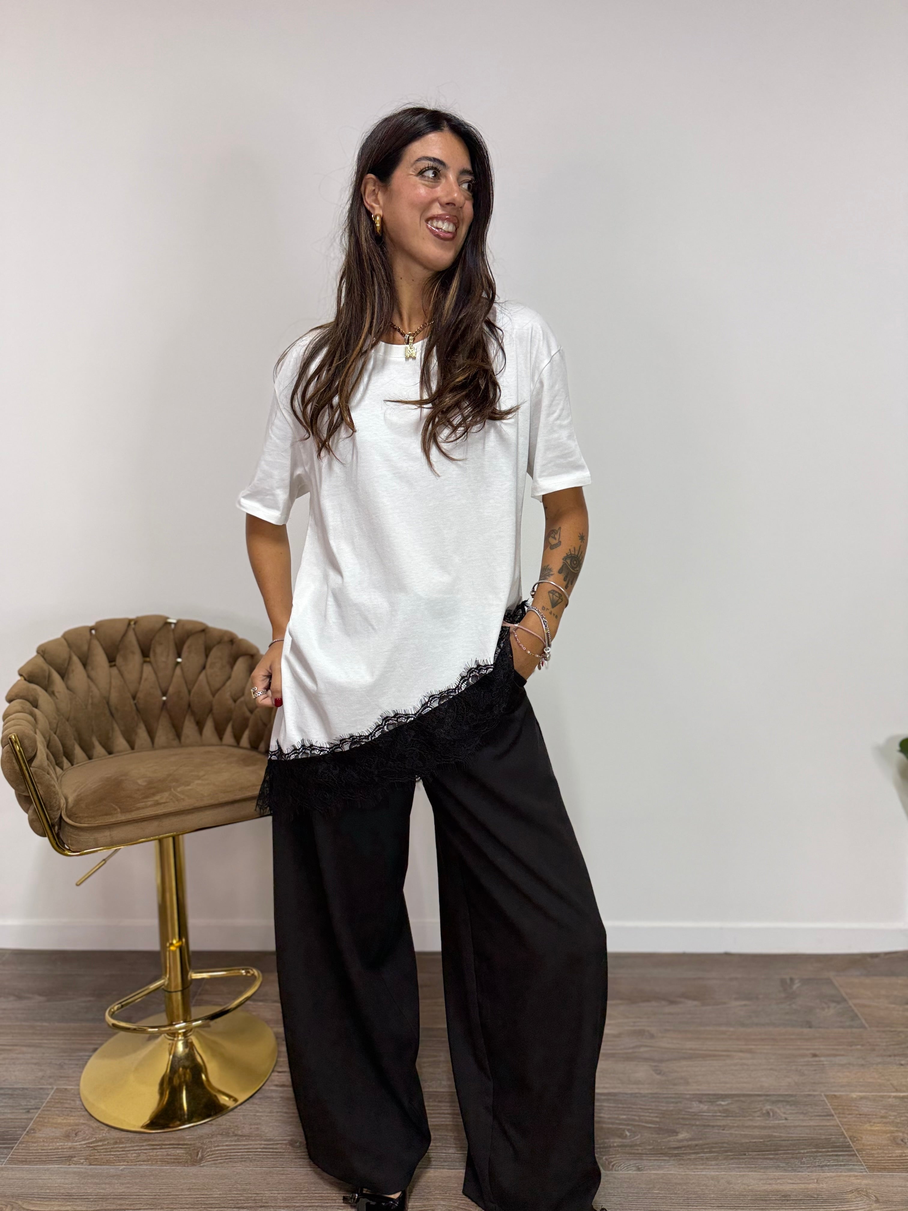 T-Shirt Lingerie LUMINA Bianca