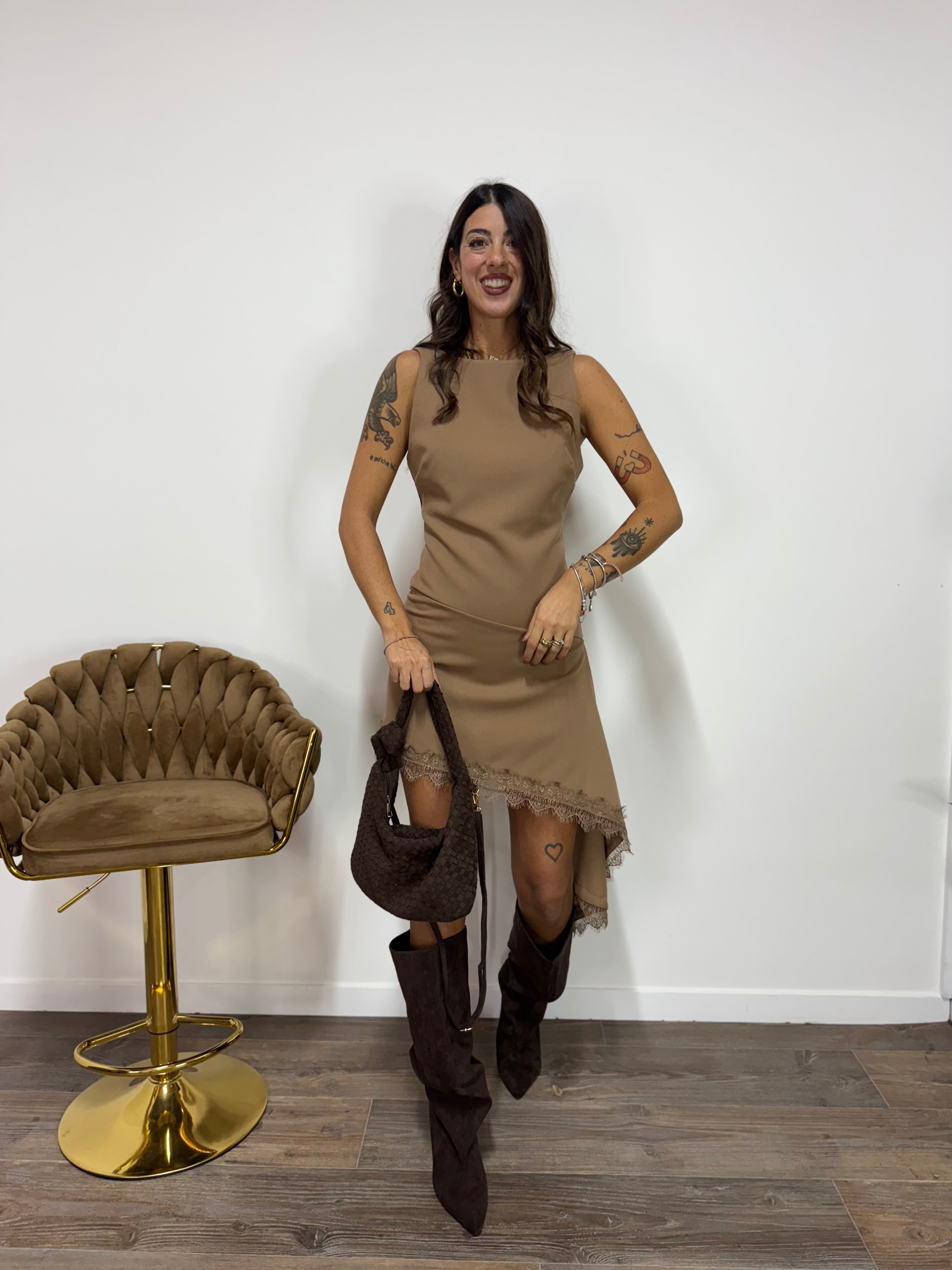 Abito Silvy LUMINA Fango