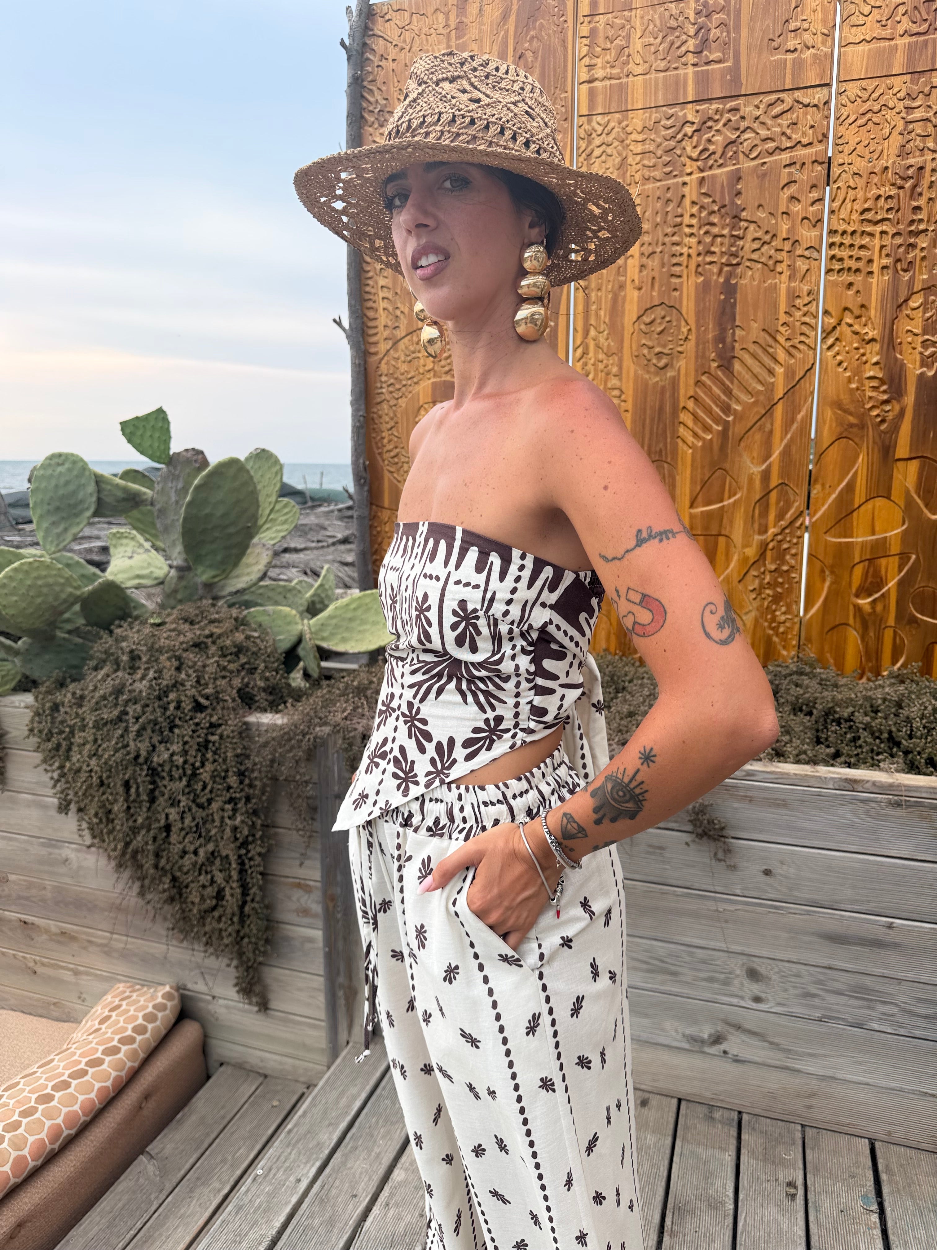 Coordinato Zanzibar LUMINA Marrone
