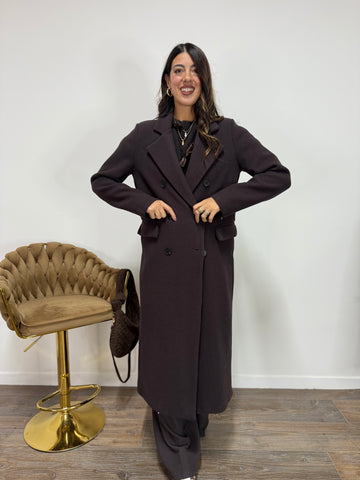 Cappotto Alicia Marrone