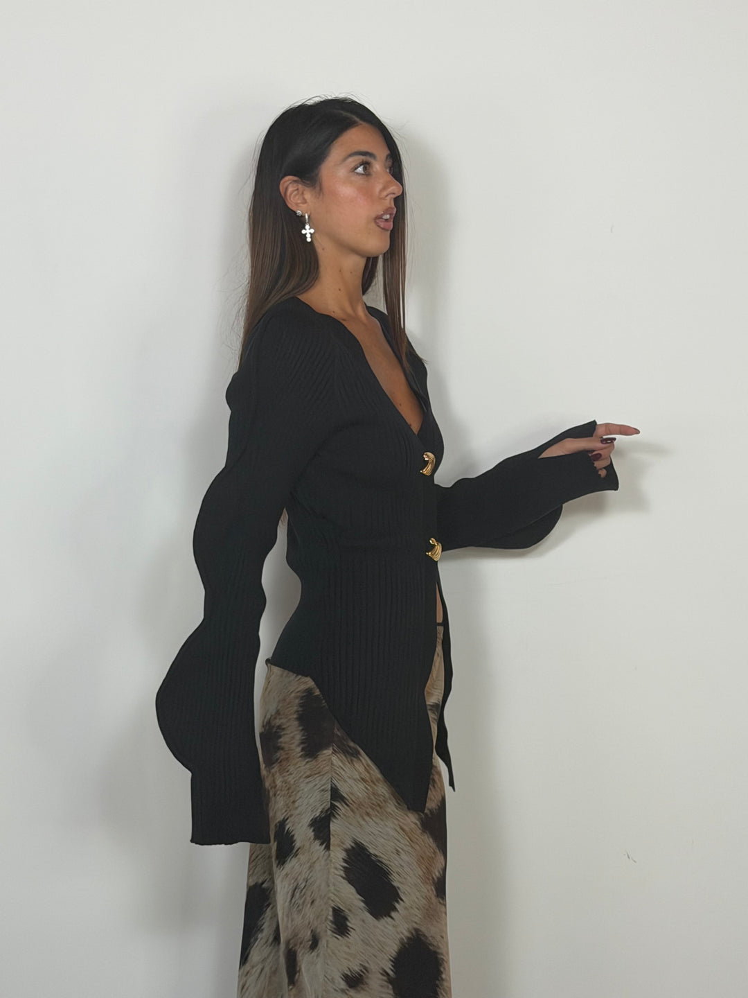 Cardigan Onda Nero