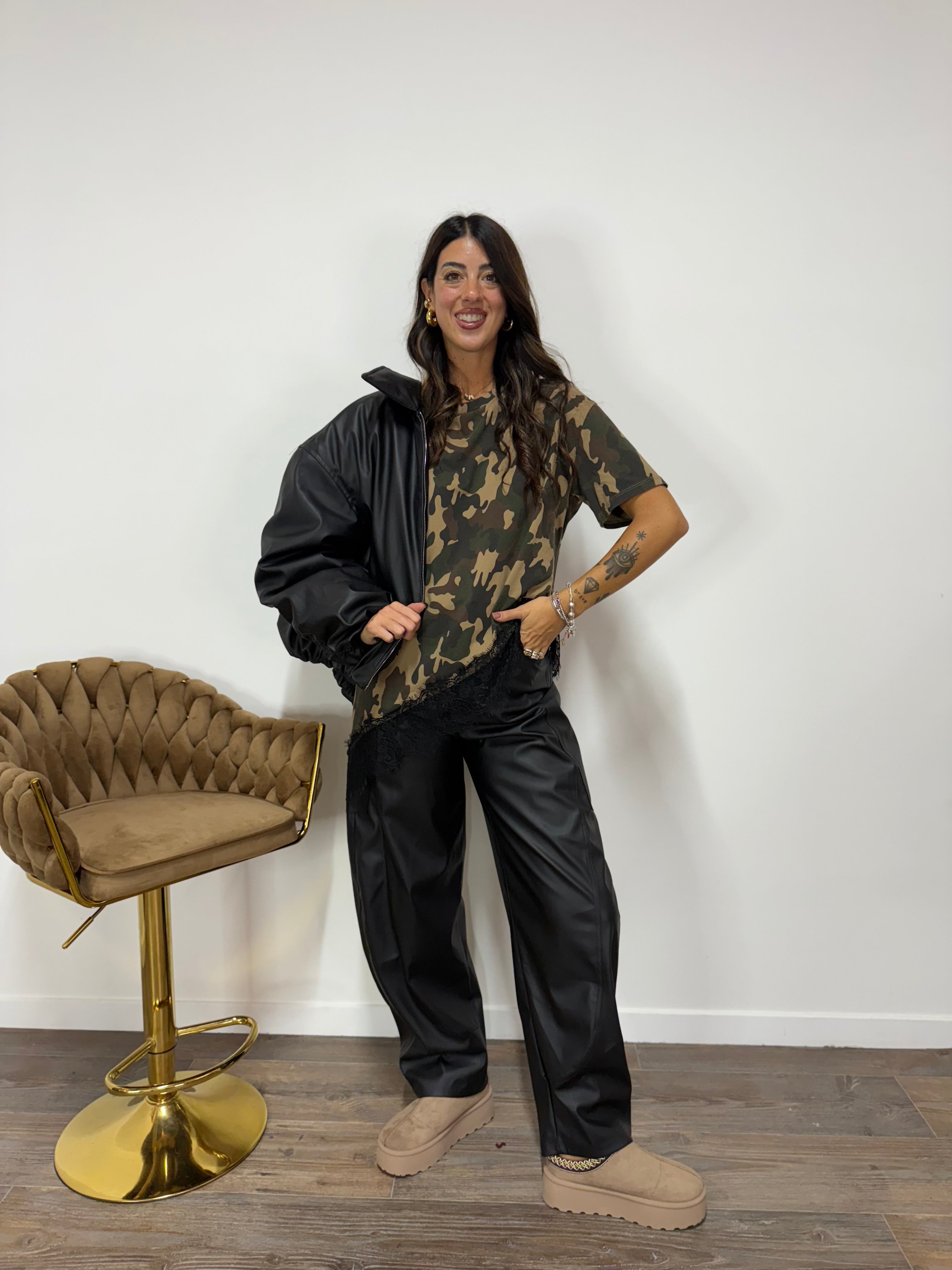 Pantalone Ballon Pelle LUMINA