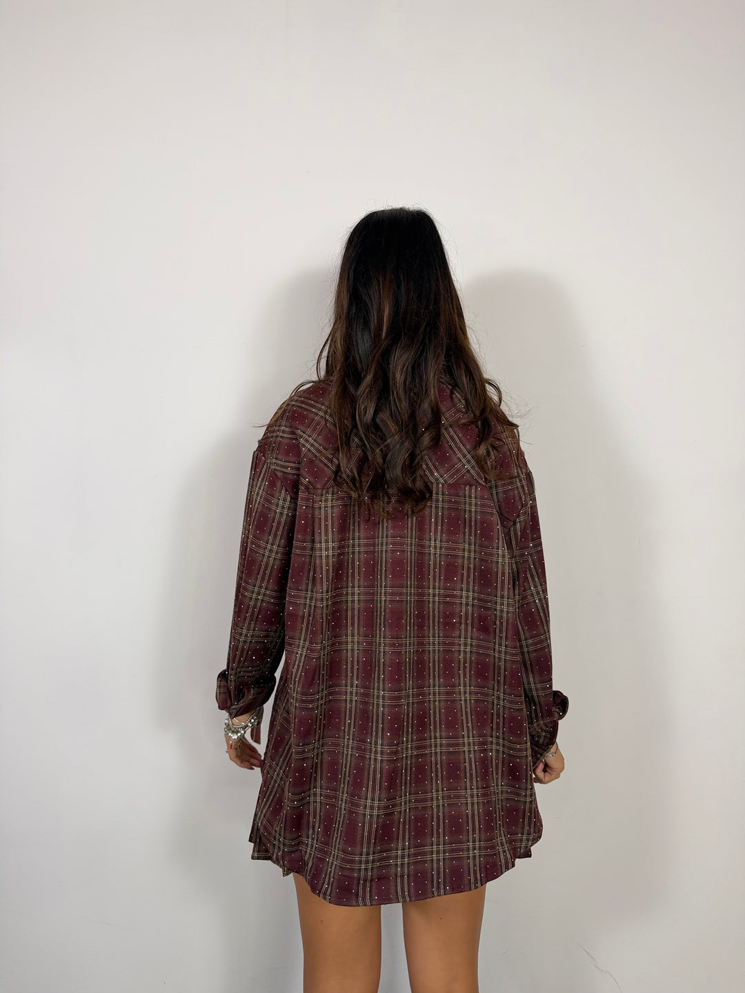 Camicia Stellata Bordeaux