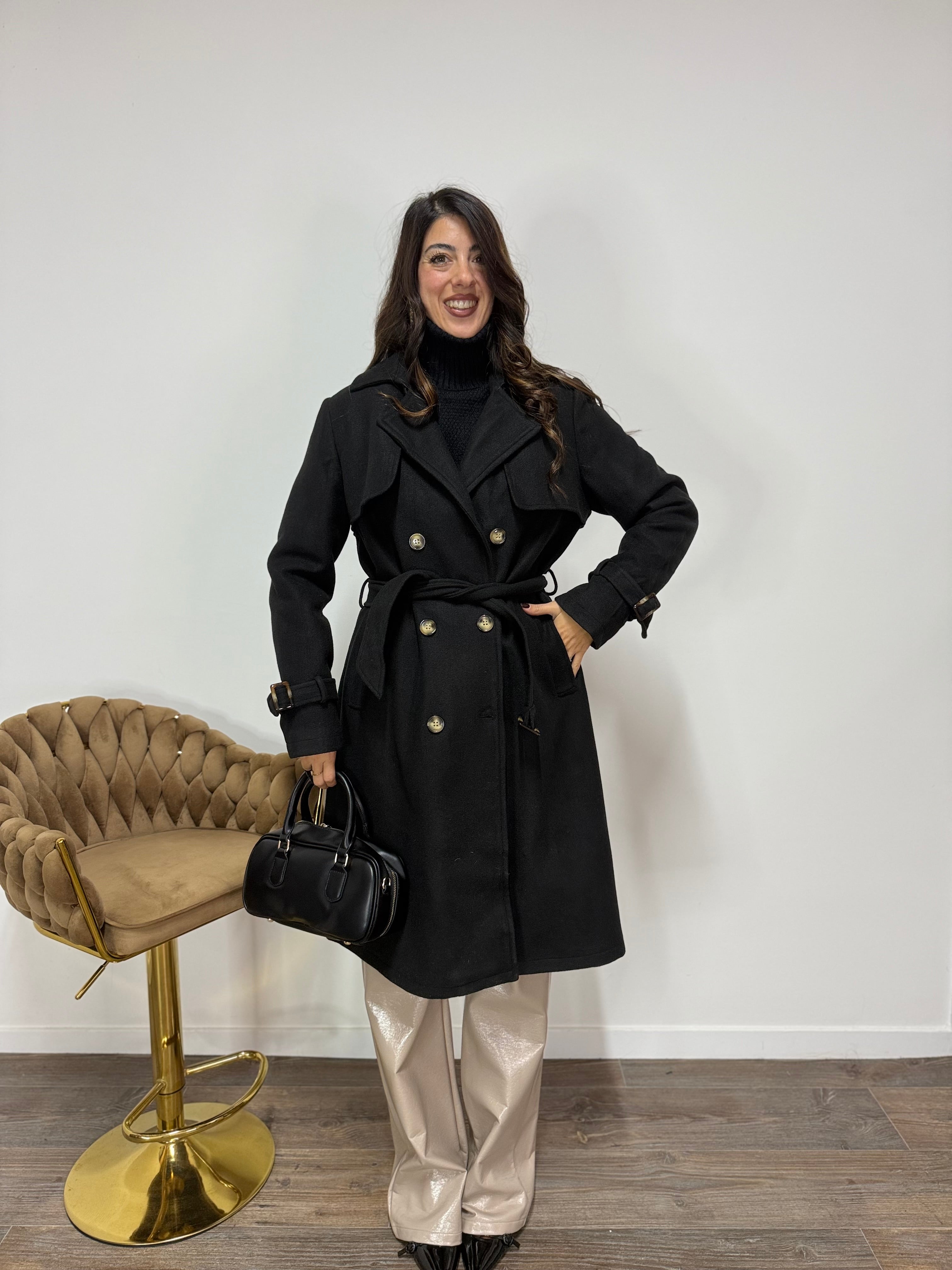 Cappotto Eveline Nero