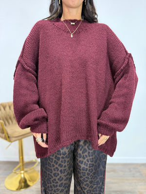 Maxi/Pull Fiona Bordeaux
