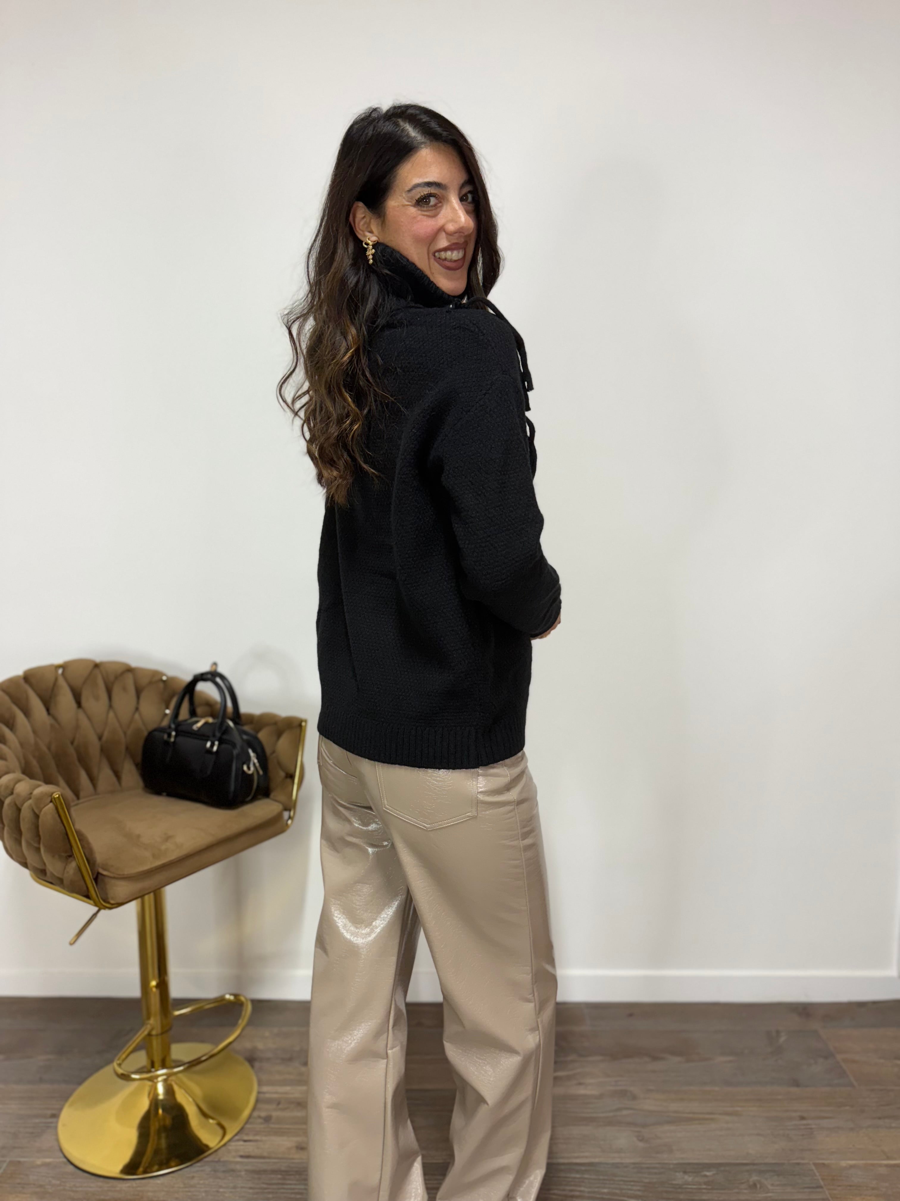 Pull Frangetta Black