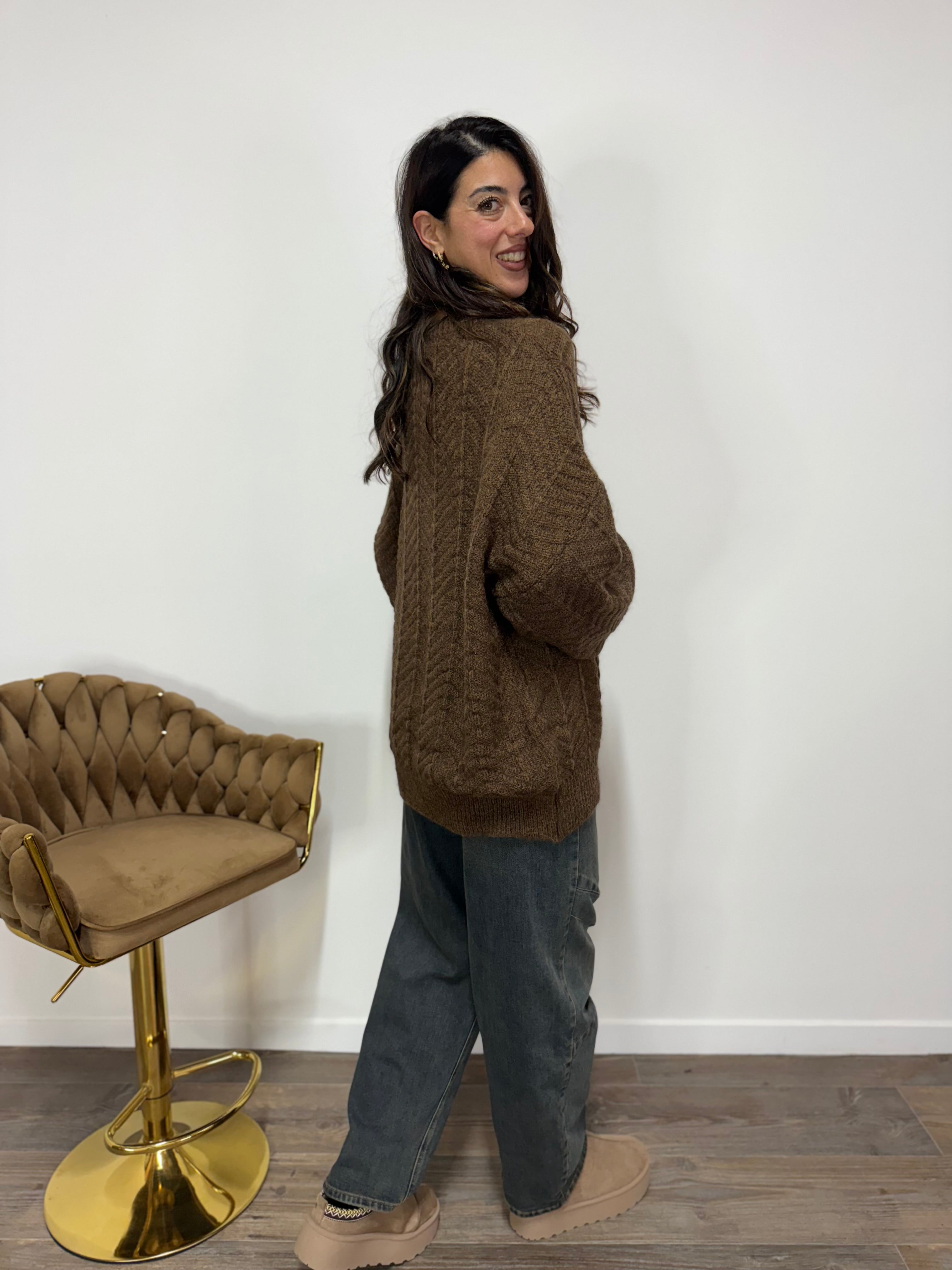 Pull Mohair The Lulù Marrone