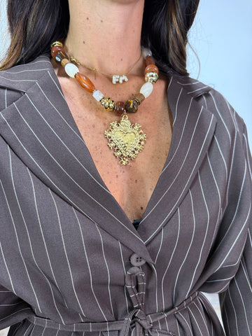 Collana Big Cuore Sacro