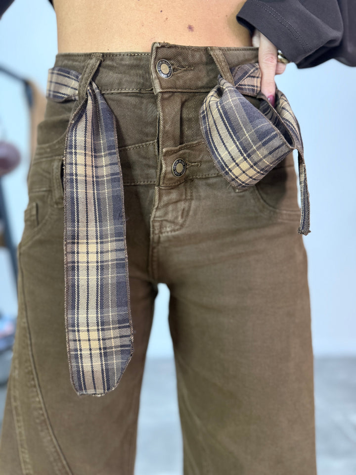 Jeans Doble Brown