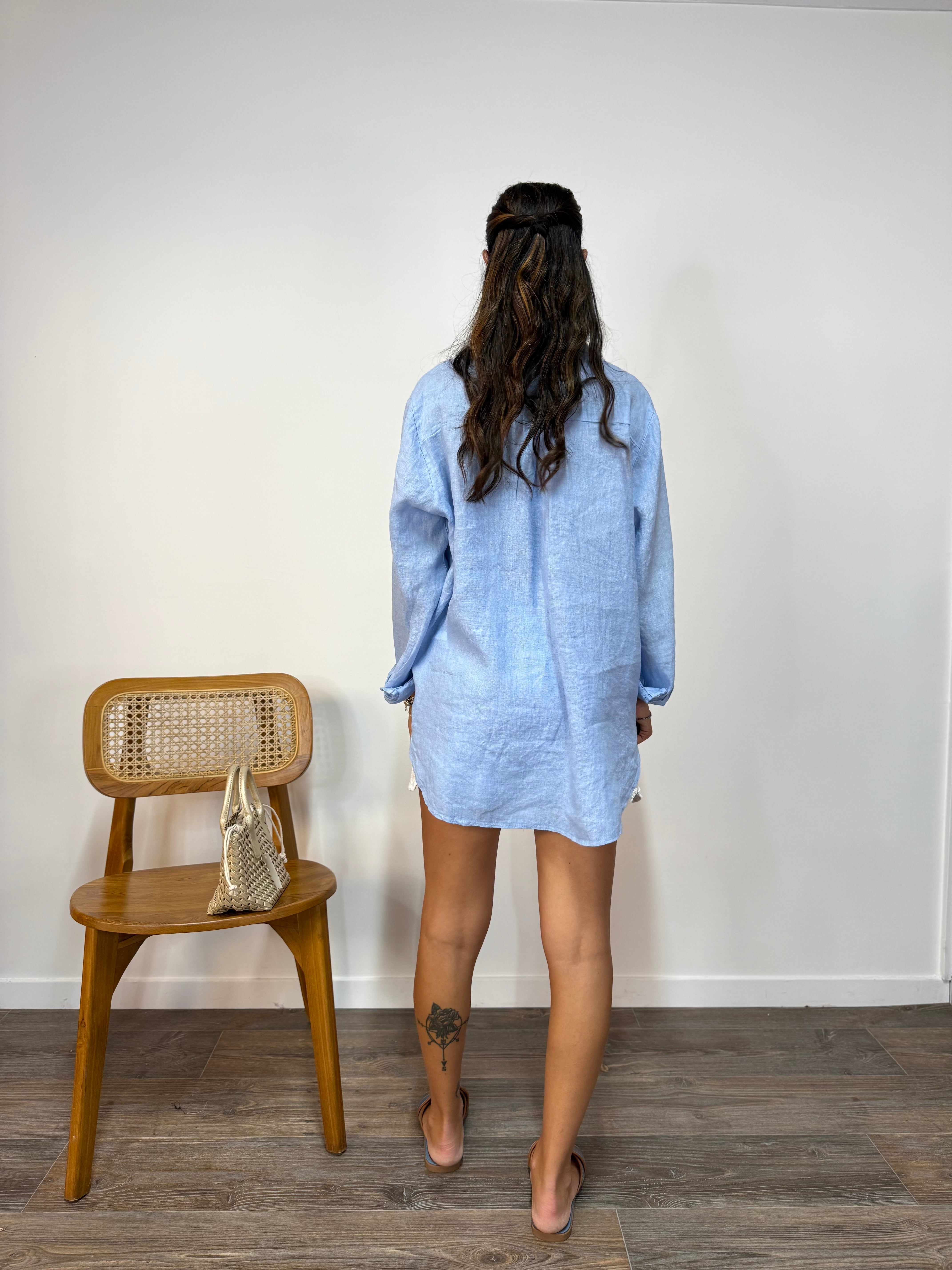 Maxi Camicia Thodami 100% Lino