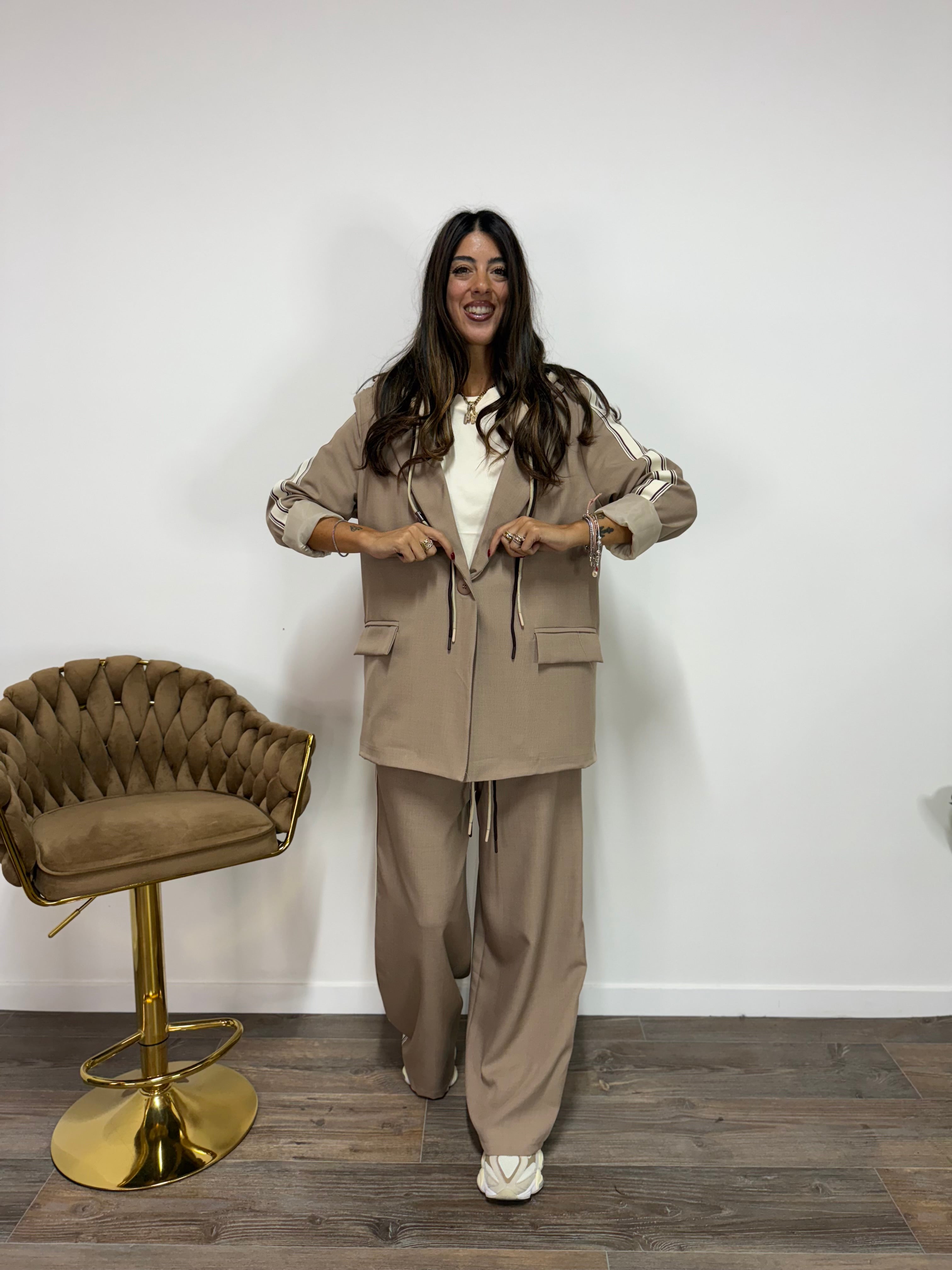 Tailleur New York Fango