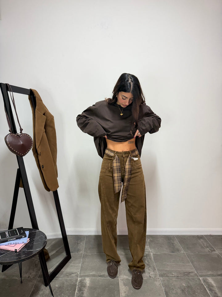 Jeans Doble Brown