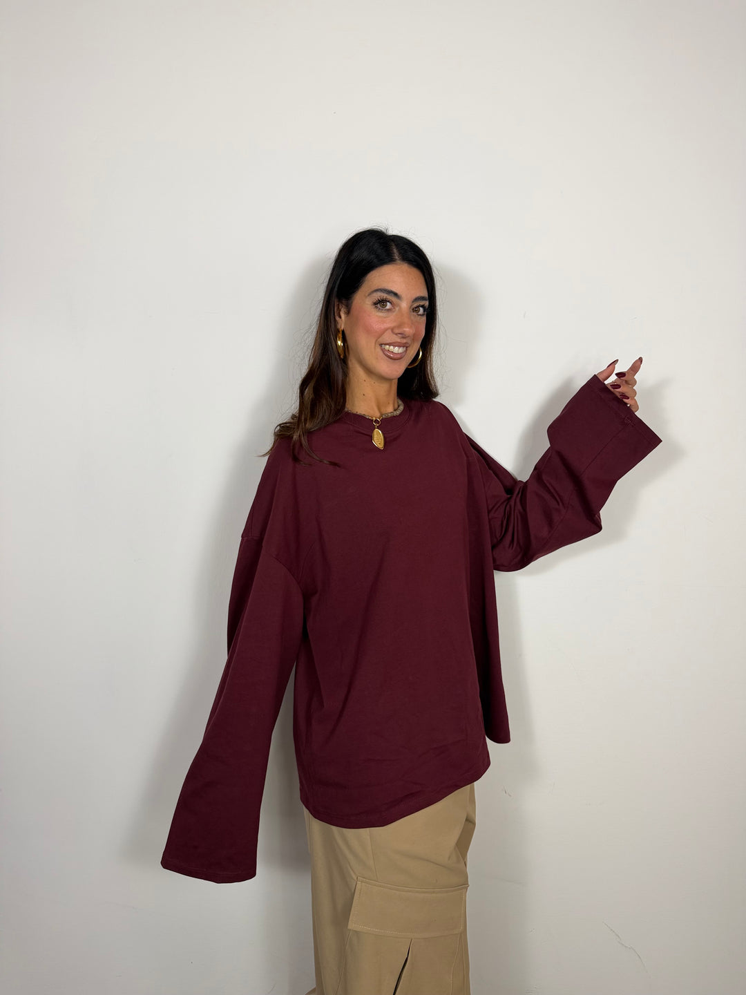 Maglia Maxy LUMINA Bordeaux