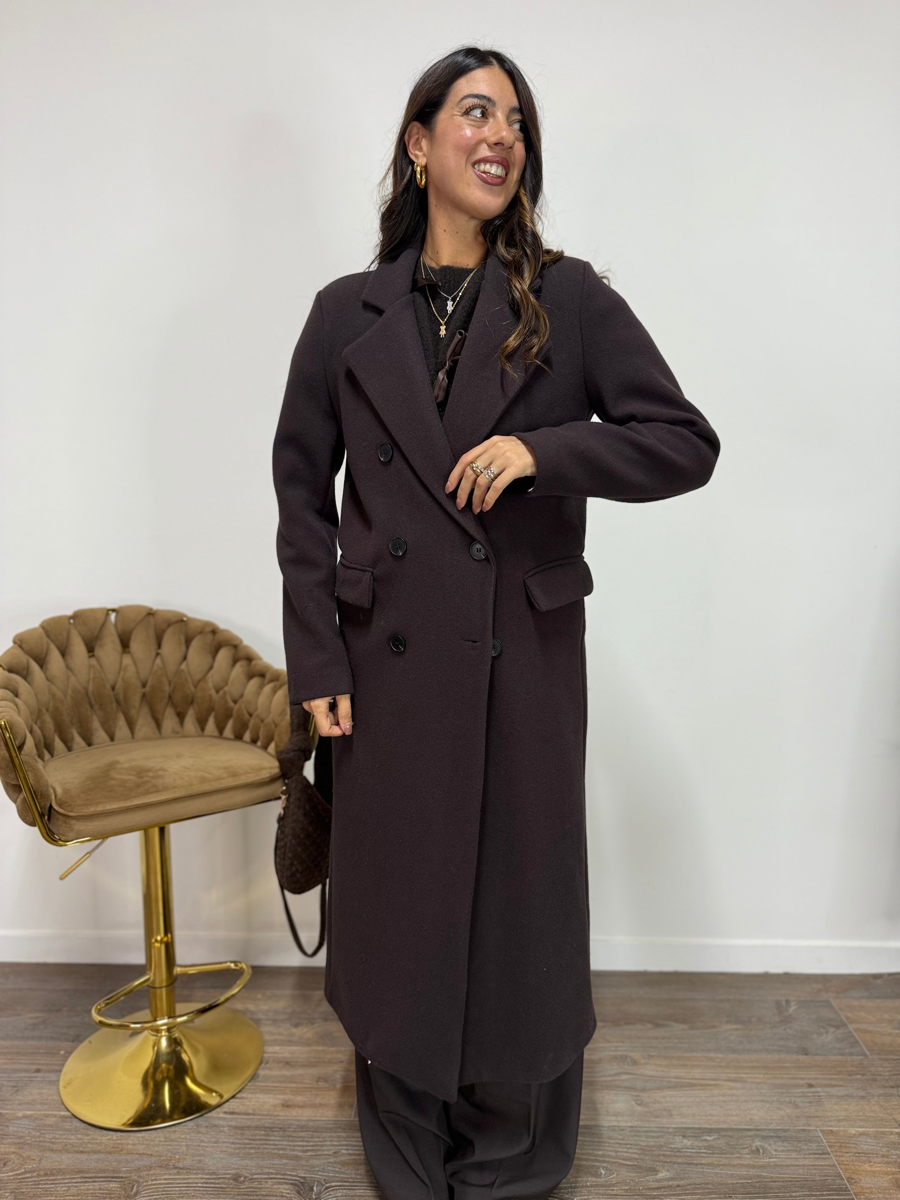 Cappotto Alicia Marrone