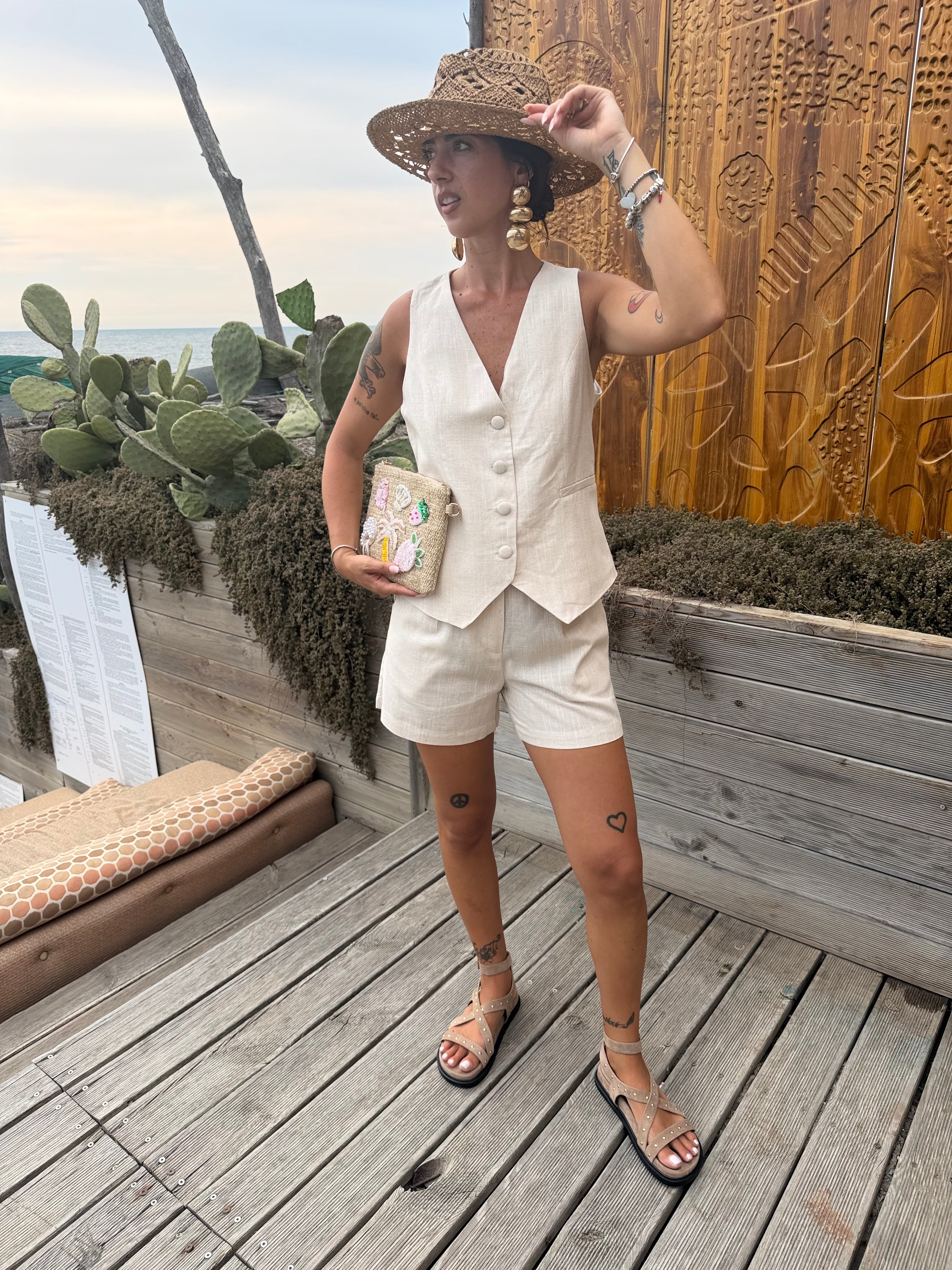 Tailleur Valencia Sabbia