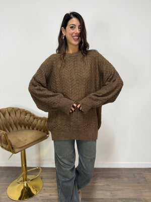 Pull Mohair The Lulù Marrone