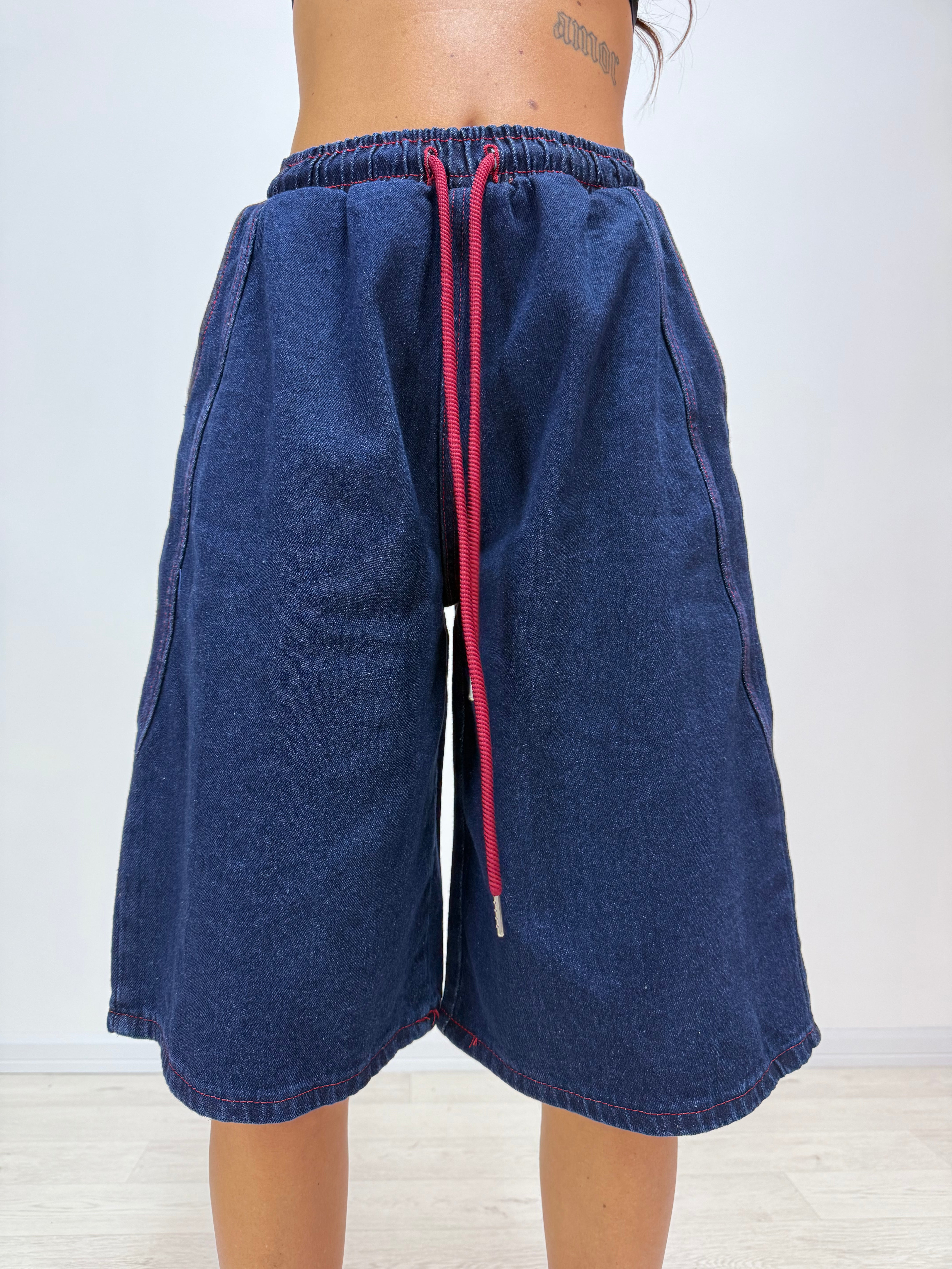 Bermudone Denim  Red Line JUST WEST
