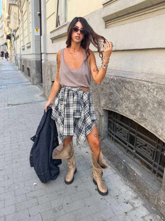 Canotta Style JUST WEST Fango