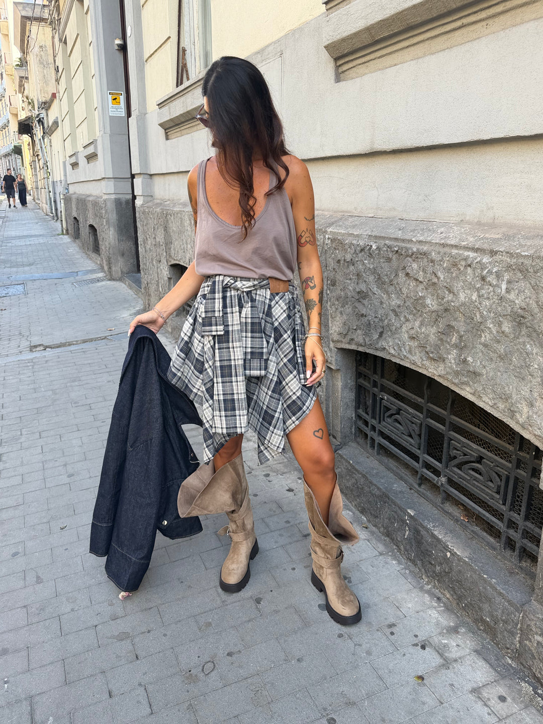 Canotta Style JUST WEST Fango