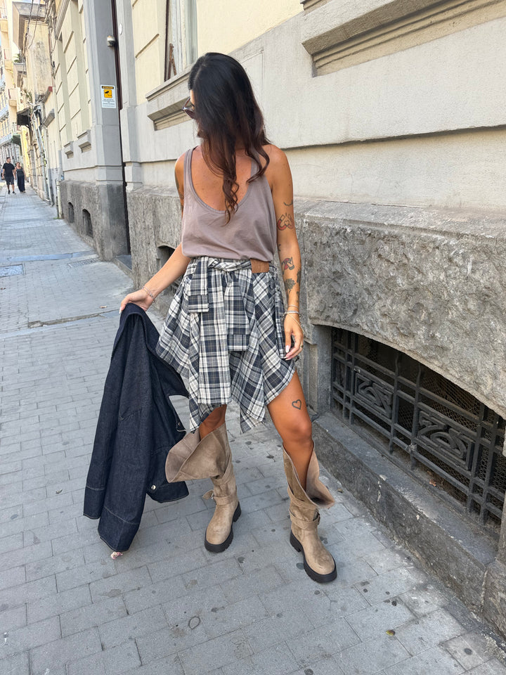 Canotta Style JUST WEST Fango