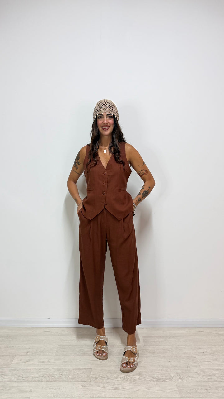 Tailleur Siviglia Coccio
