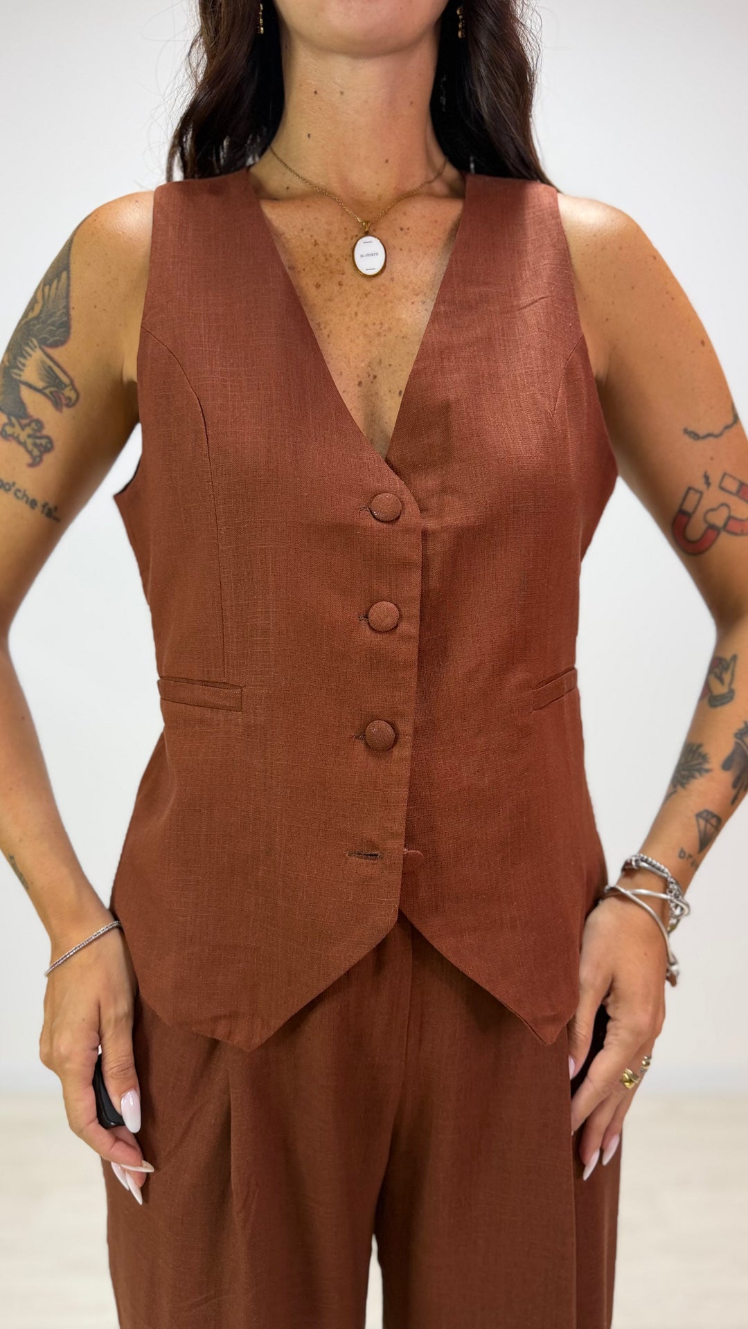 Tailleur Siviglia Coccio