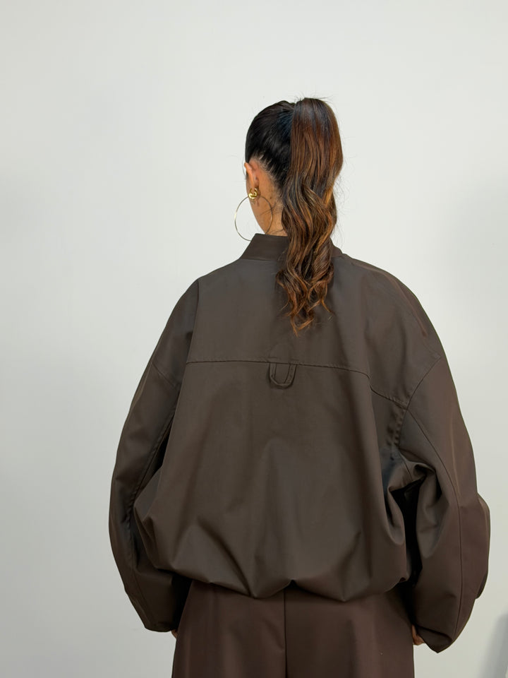 Bomber Kyoto JUST WEST Marrone