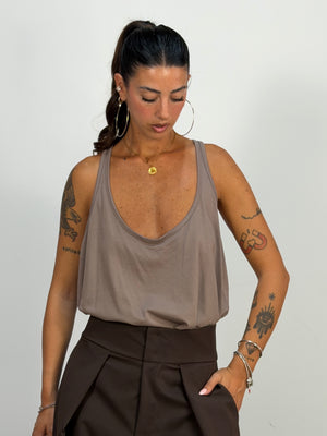 Canotta Style JUST WEST Fango