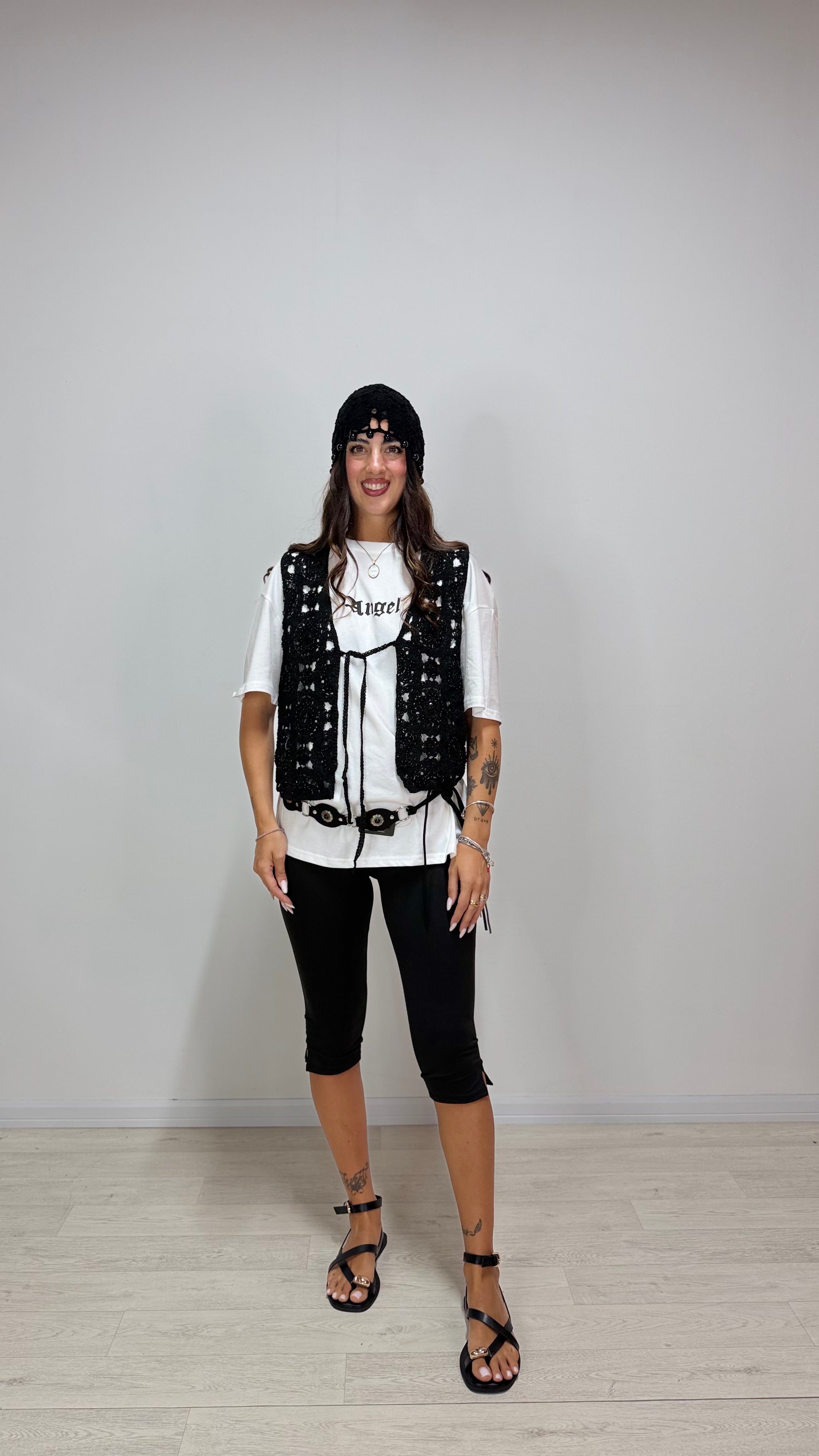 Gilet Perline & Macrame