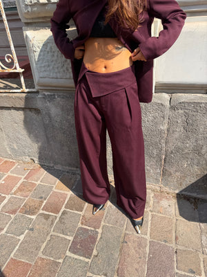 Pantalone Asia LUMINA Bordeaux