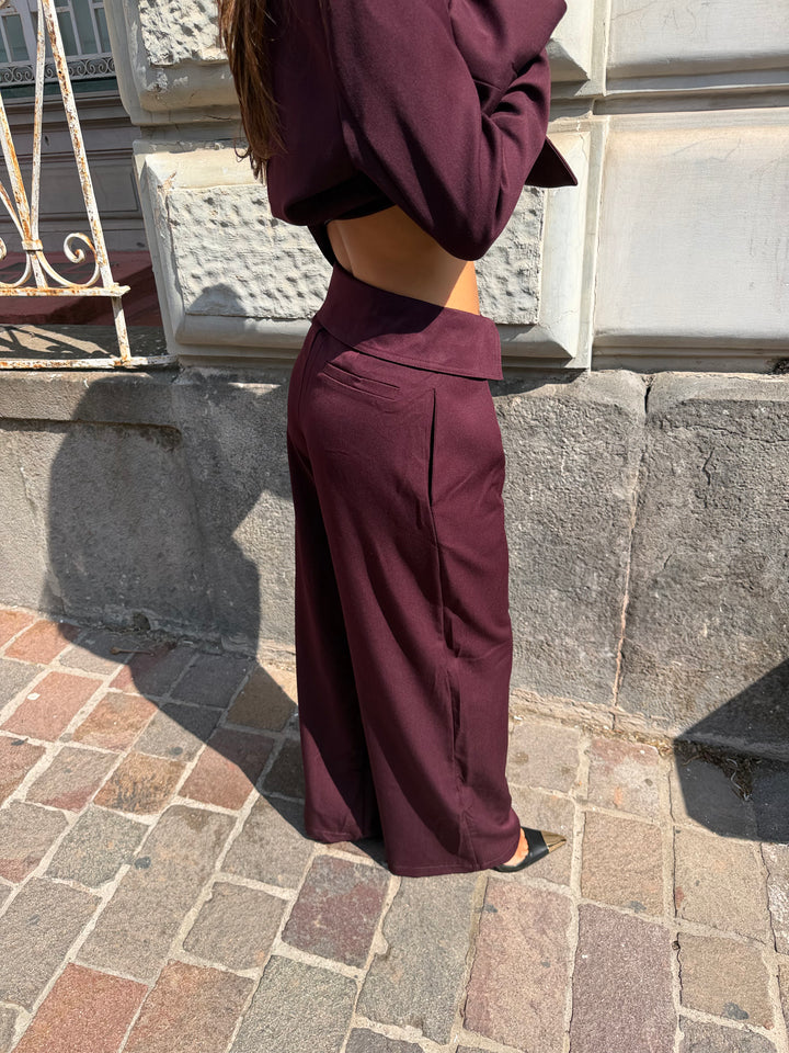 Pantalone Asia LUMINA Bordeaux