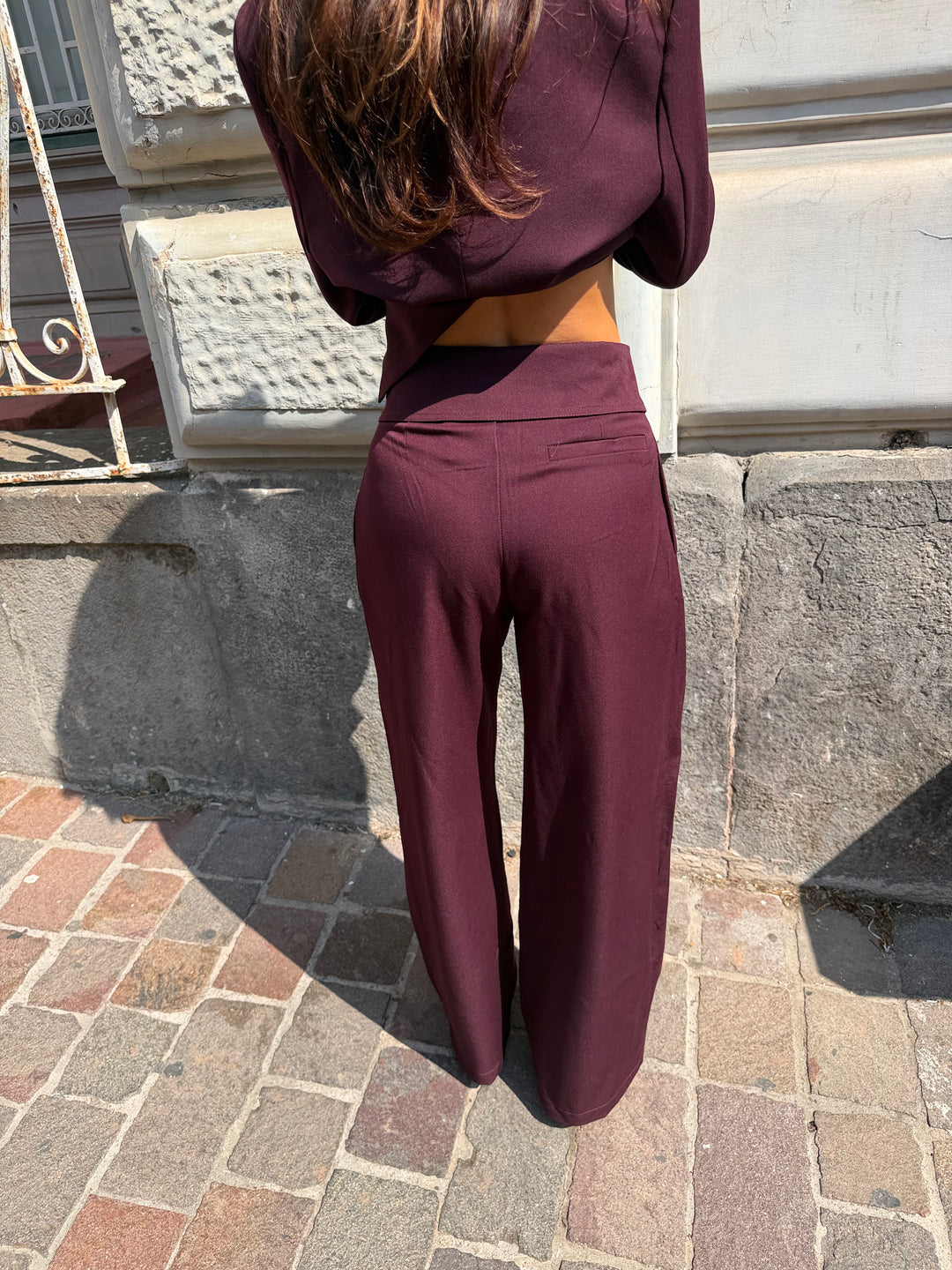 Pantalone Asia LUMINA Bordeaux