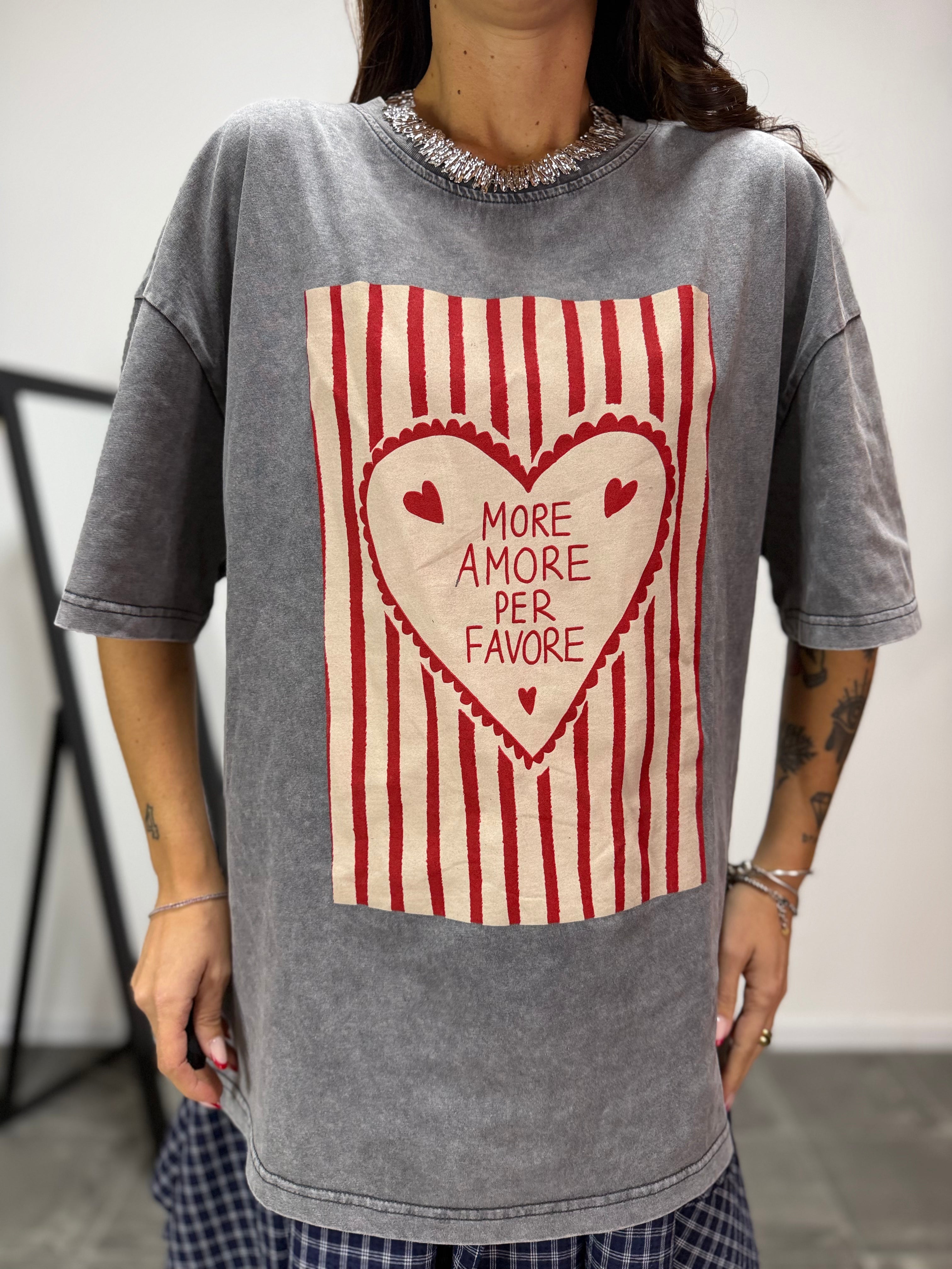 T-Shirt Amore per Favore
