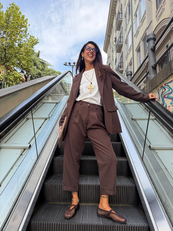 Tailleur Roma Marrone