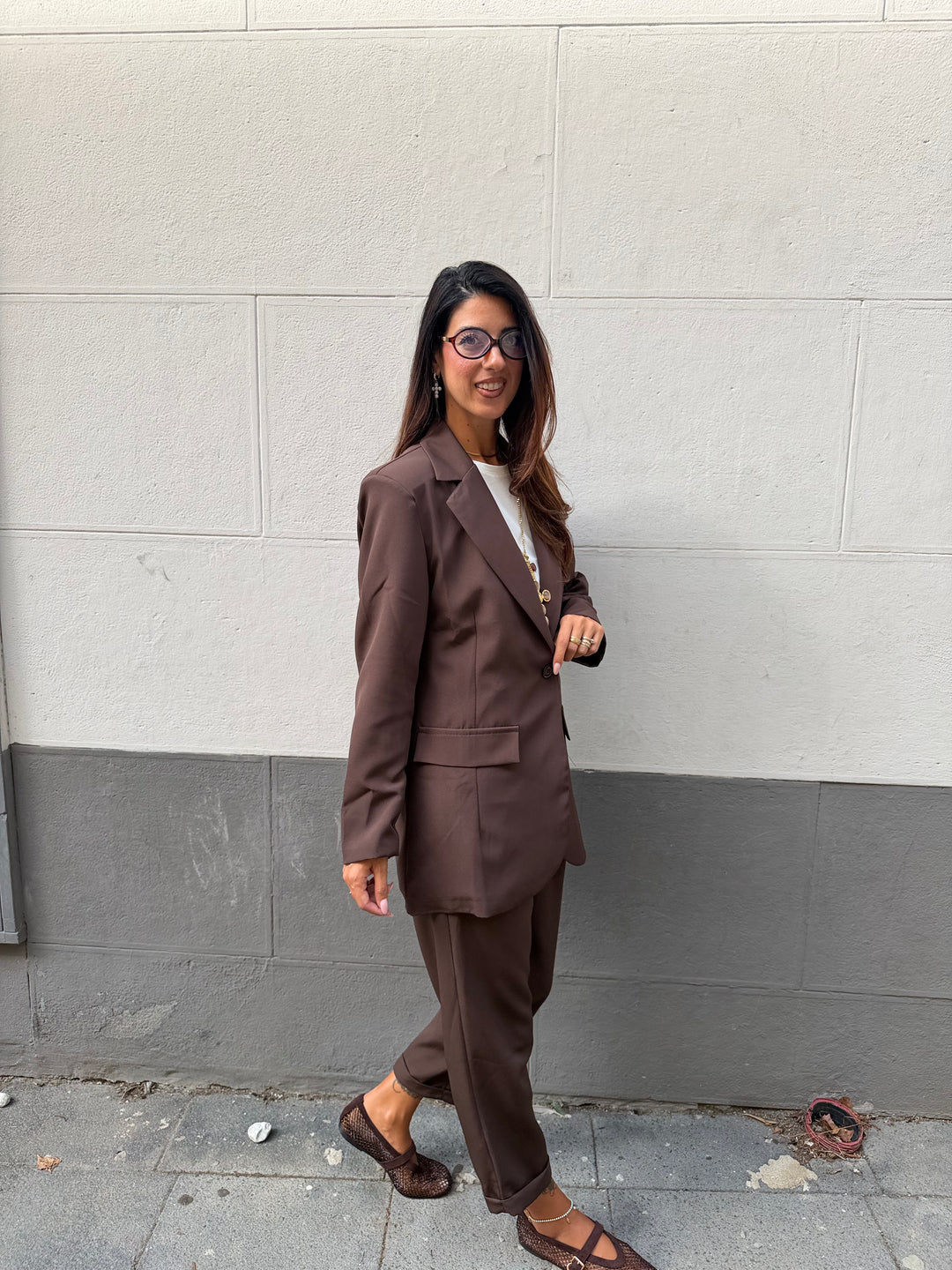 Tailleur Roma Marrone