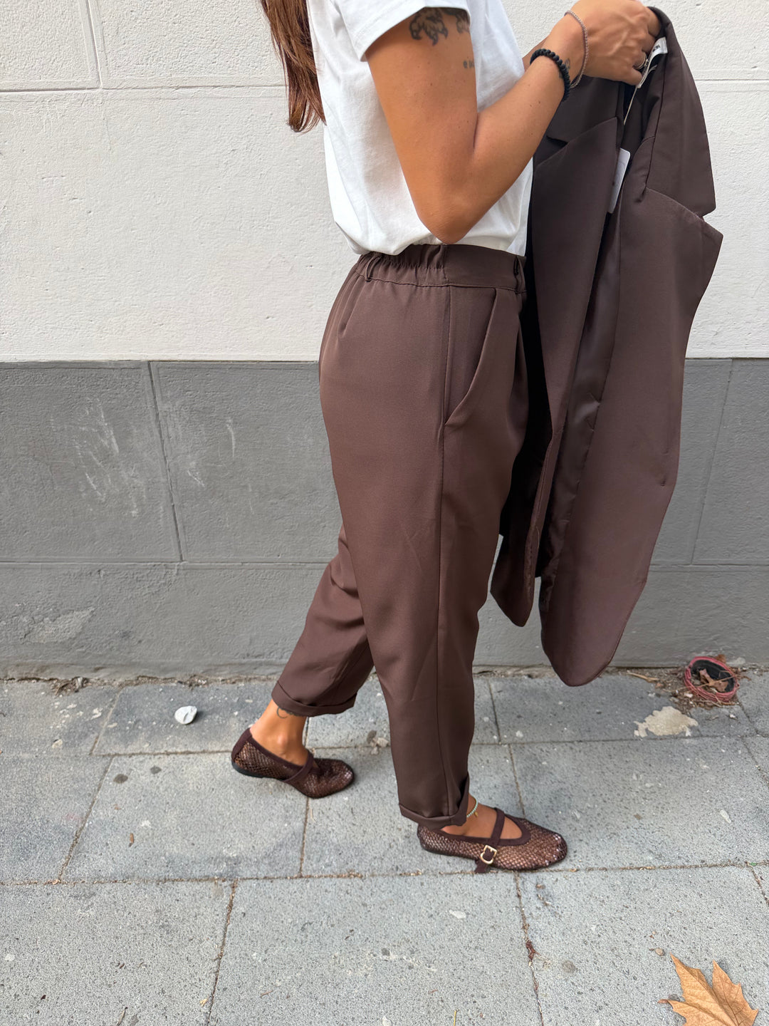 Tailleur Roma Marrone