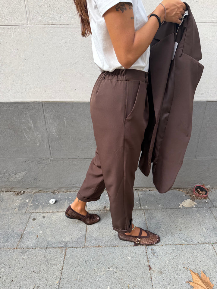 Tailleur Roma Marrone