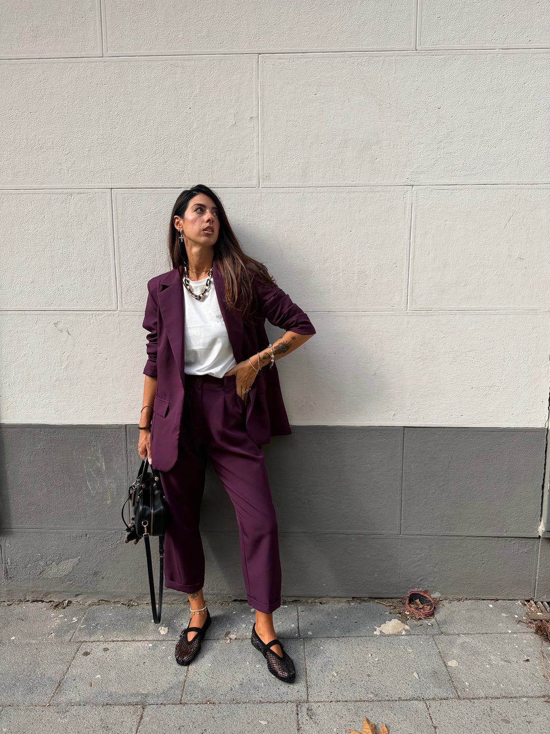Tailleur Roma Prugna
