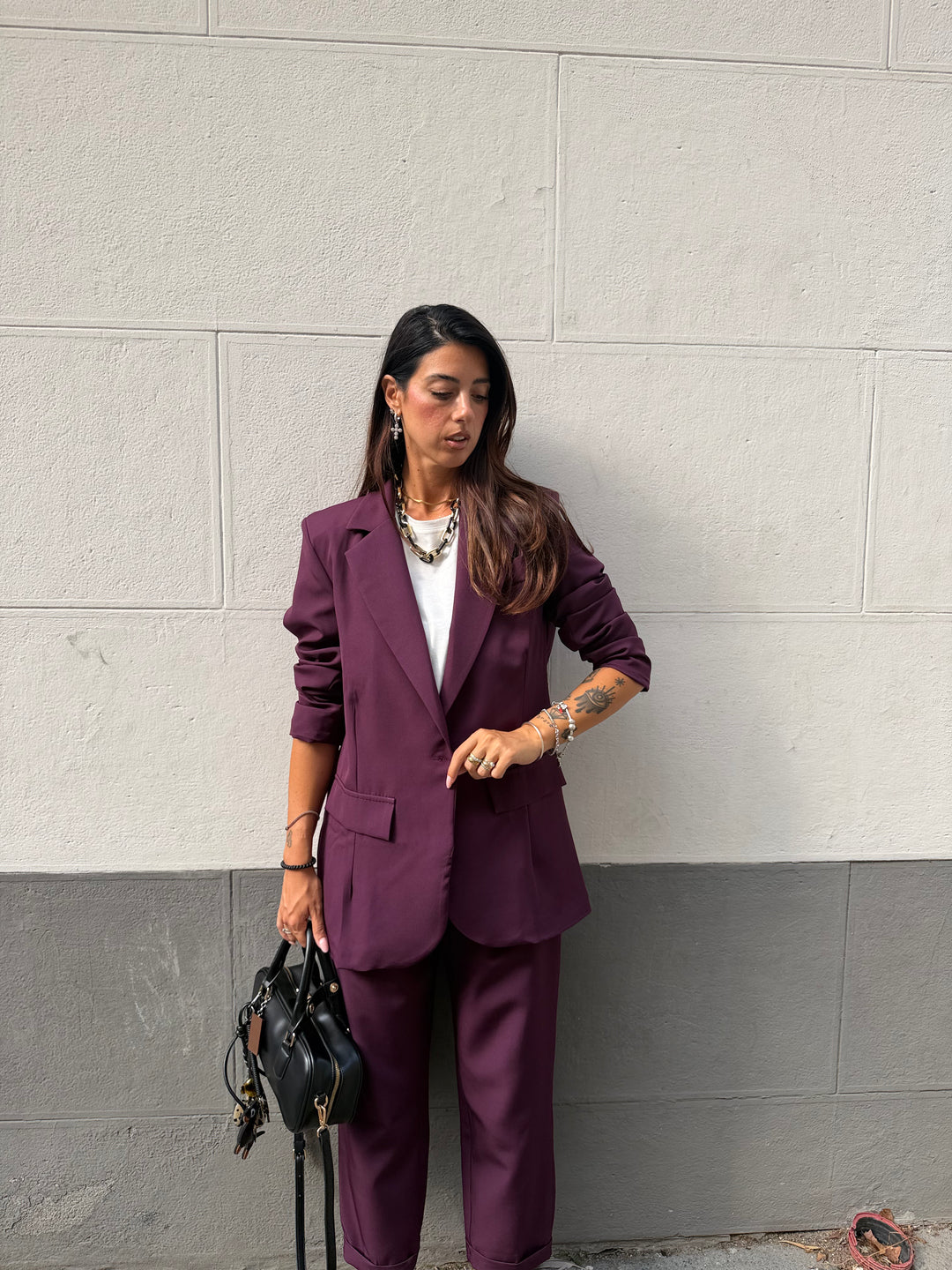 Tailleur Roma Prugna