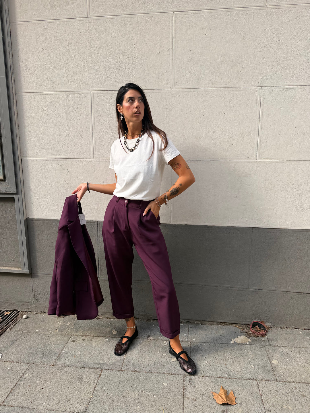 Tailleur Roma Prugna