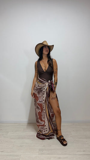 Pareo Amazzonia LUMINA Brown