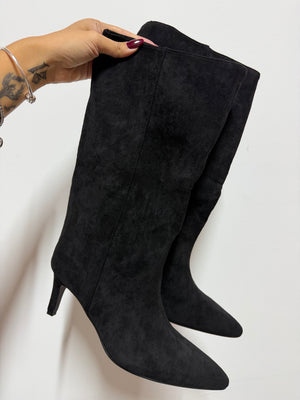 Stivale Suede Nero