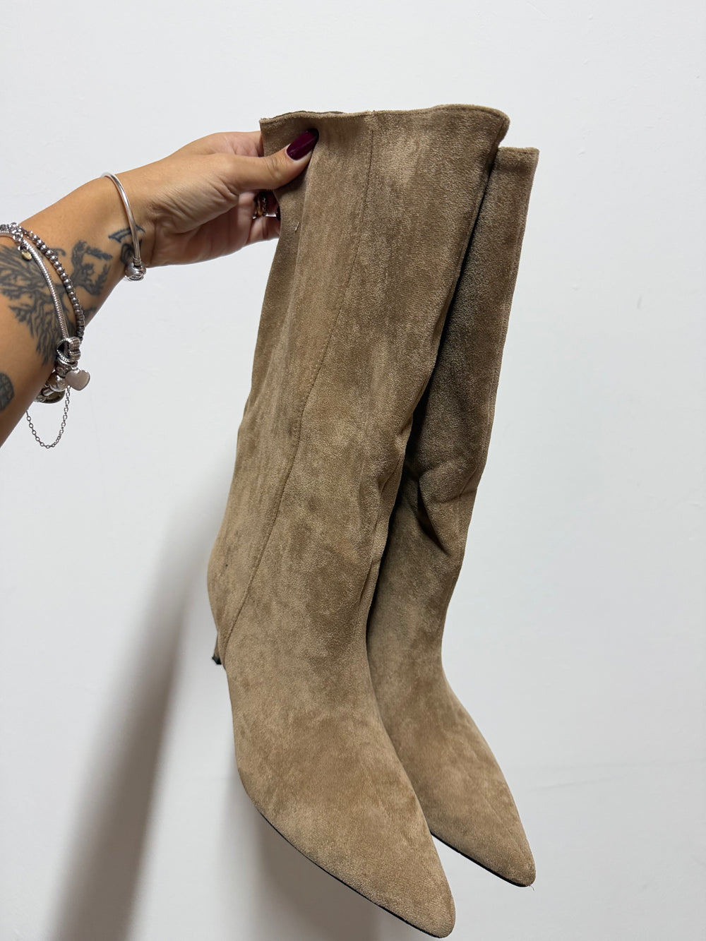 Stivale Suede Fango