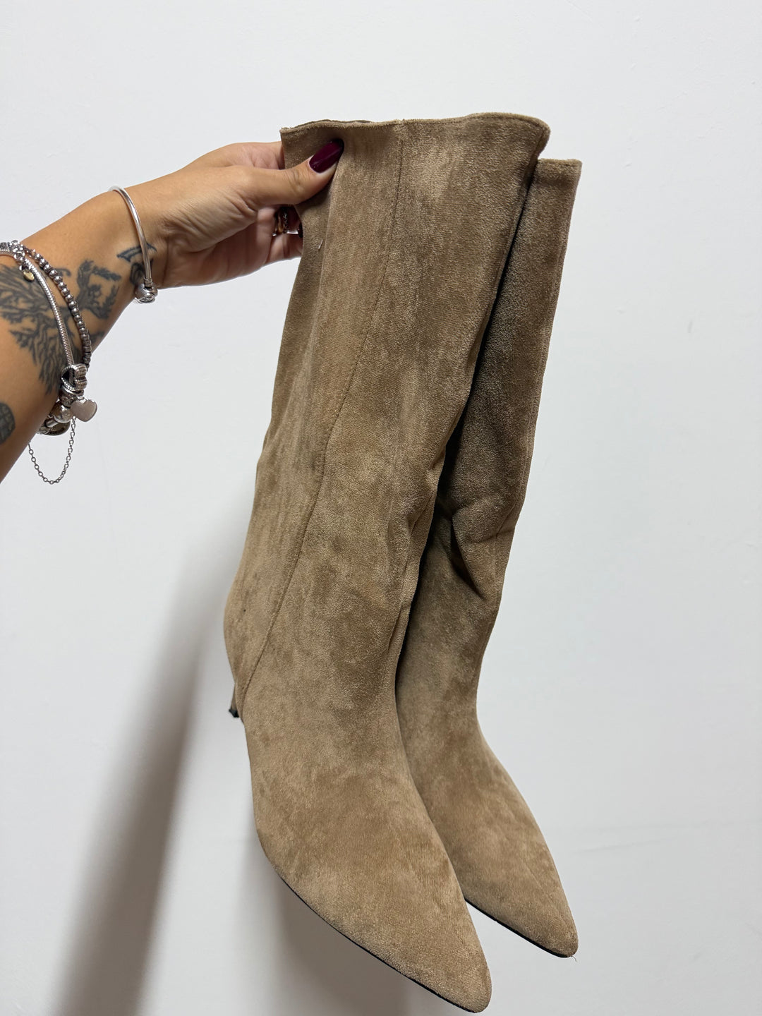 Stivale Suede Fango